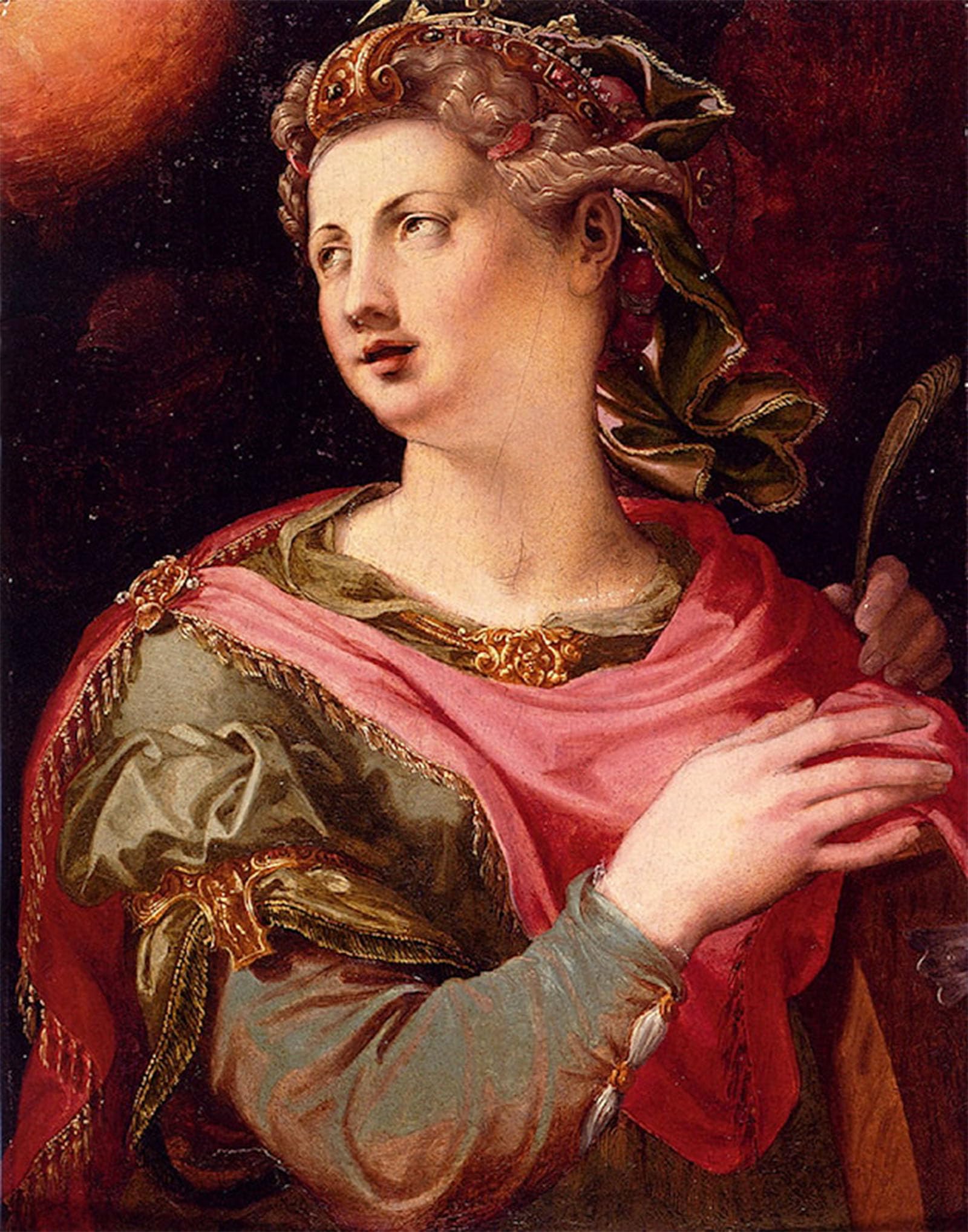 Pinturas murales decorativas de Santa Caterina d'Alessandria Bytosini para salones elegantes 5