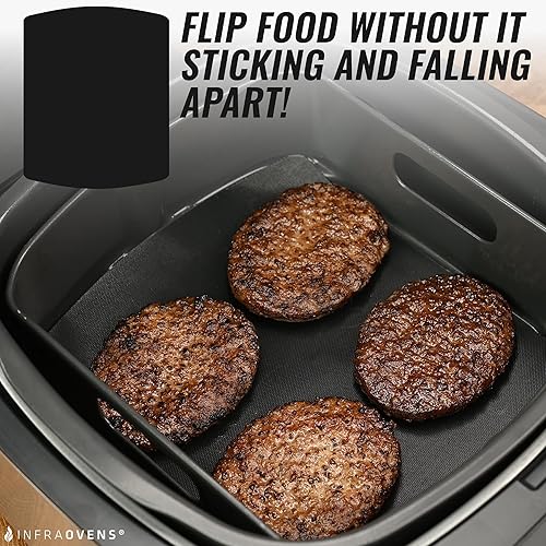 Miniatura 5 de Accesorios reutilizables para freidora de aire para parrilla Ninja Foodi 5 en 1 AG301, accesorios Ninja Foodi de 4 cuartos de galón, revestimientos