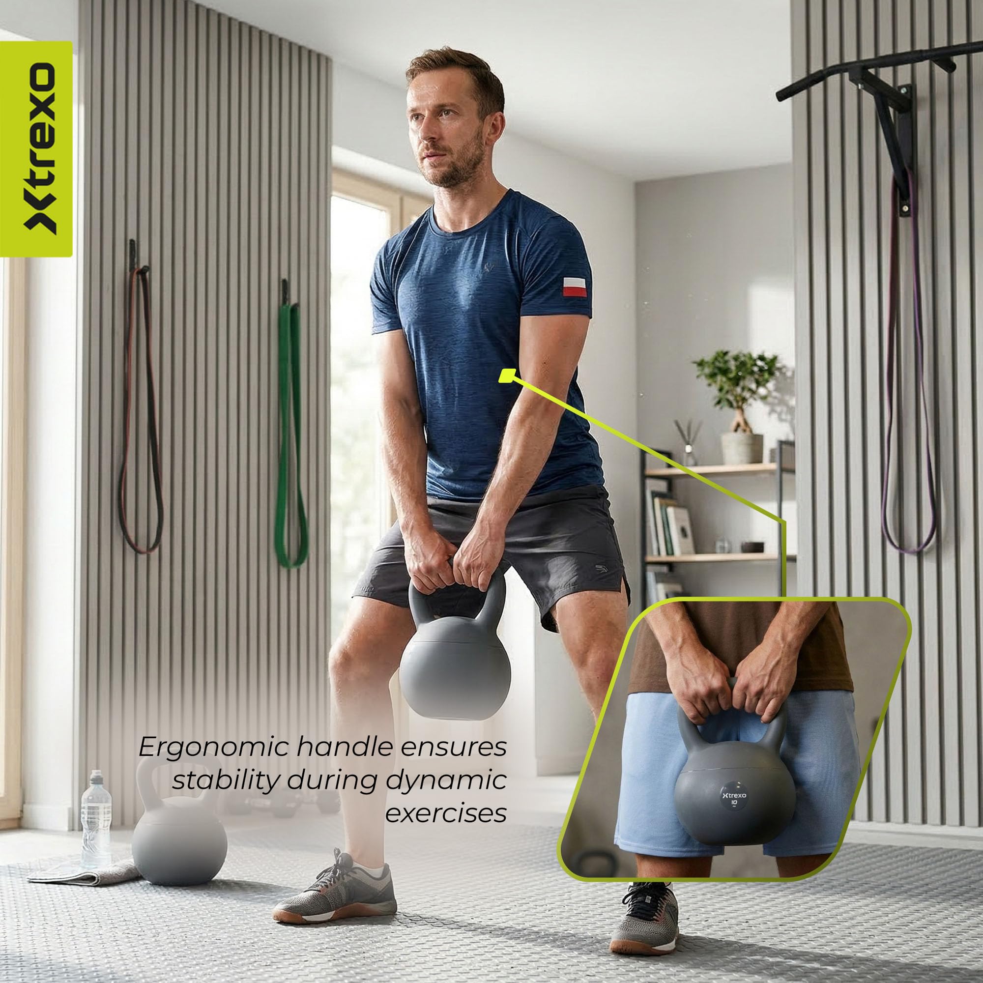 Soft Kettlebell 6–12 kg – Bodenschonend & Geräuscharm – Synthetische Hülle mit Füllmaterial – für Kraft- & Functional Training zuhause