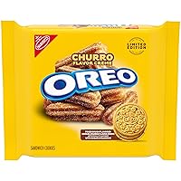 Vista 1 de OREO Churro Creme - Galletas sándwich de edición limitada, 10.68 onzas