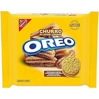 OREO Churro Creme Sandwich Cookies, Limited Edition, 10.68 oz