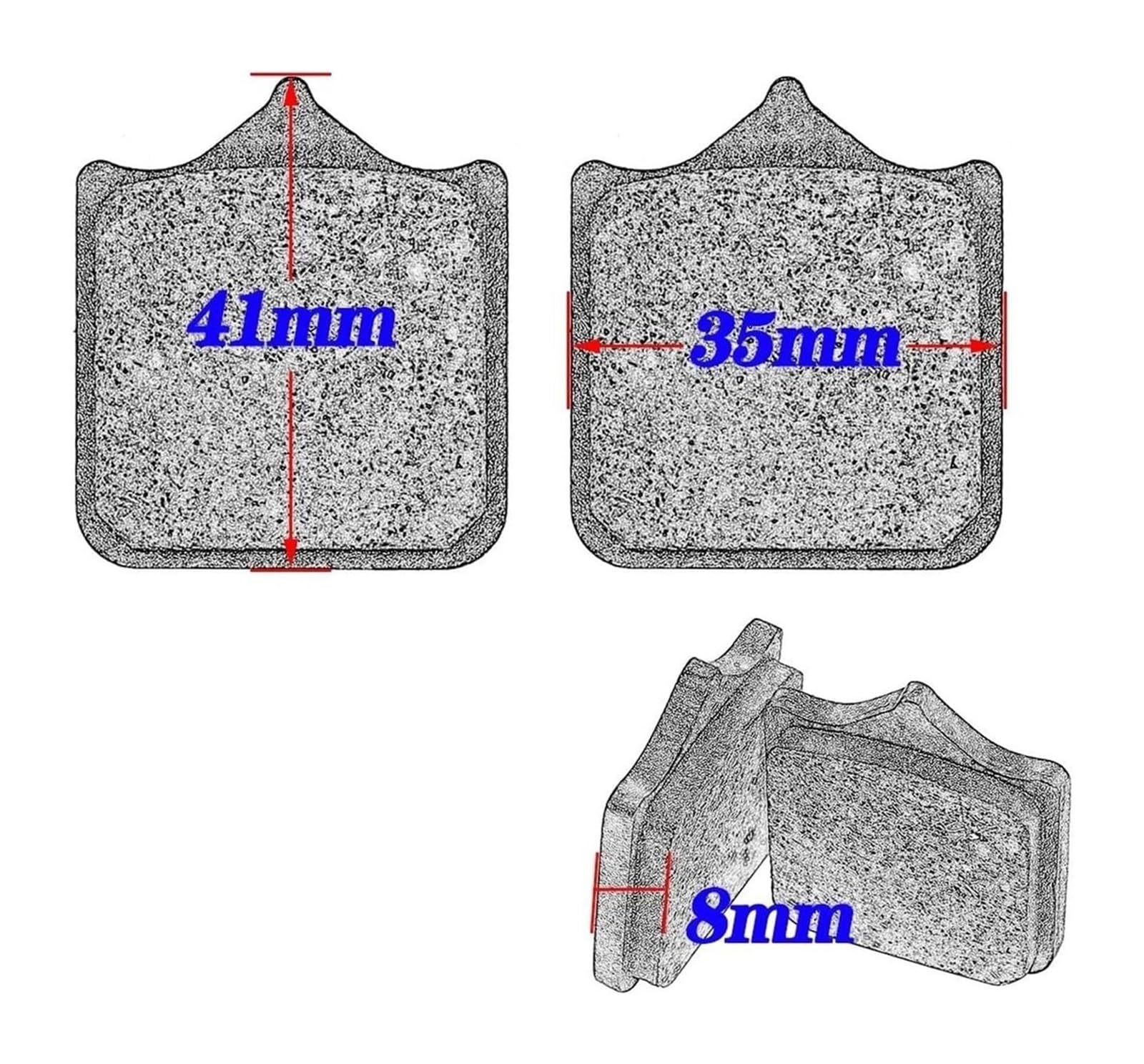 Pastiglie Freni Posteriore Per B&enelli BJ600 BJ 600 BJ600GS BJ600GS-A BN600 BN600I BN 600 TNT600 TNT 600 Pastiglie Freno Anteriori E Posteriori Moto(4 pair Front)