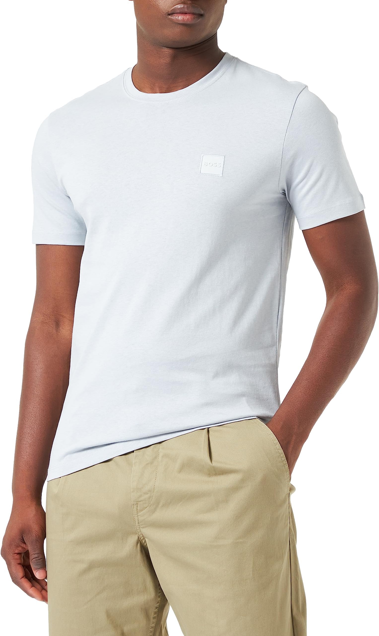 BOSSMens T-Shirt Pastel Grey L