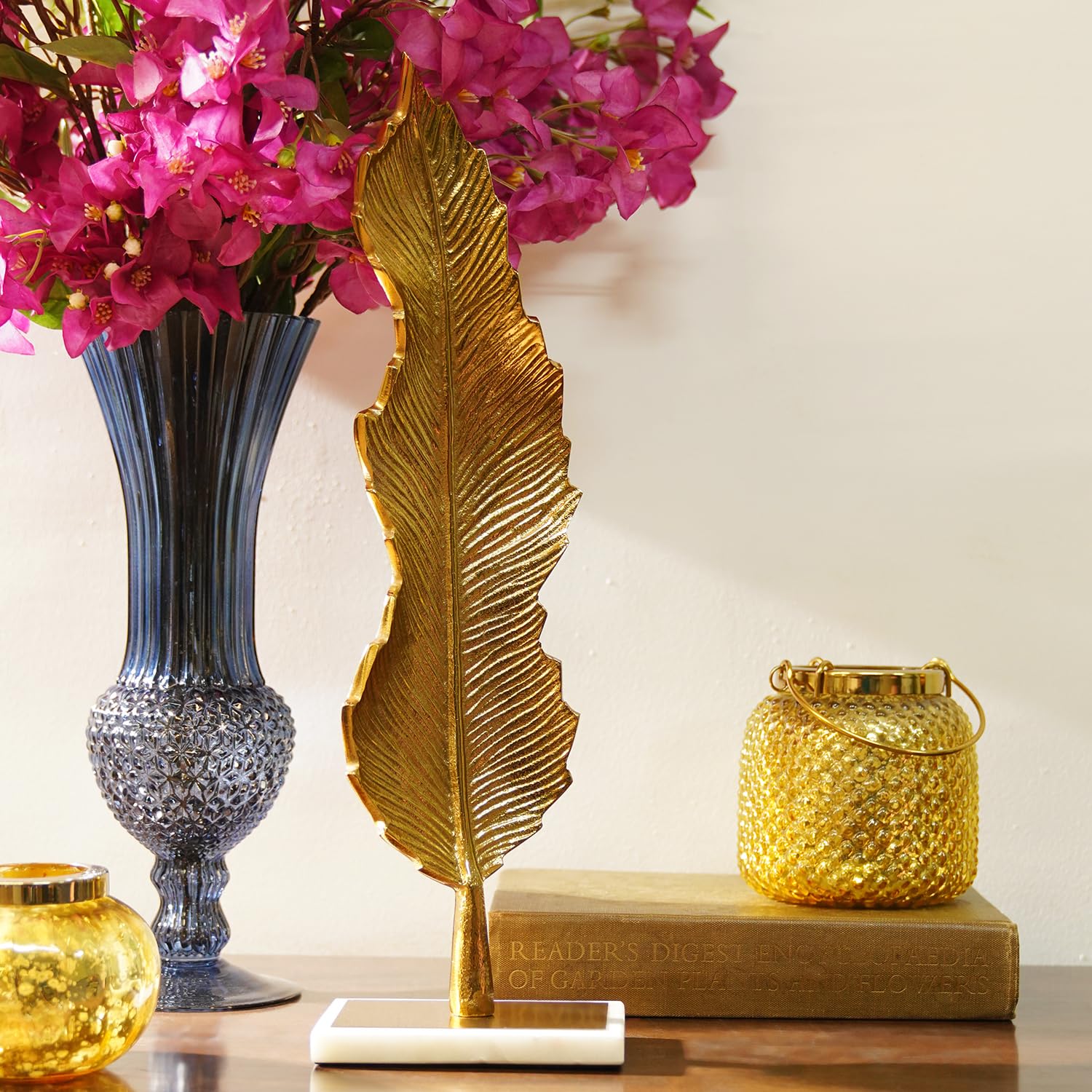 Pure Home + Living, Metal Decorative Accent (37.5cmx 9cm x 26cm, Gold)