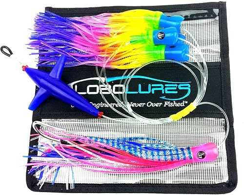 LOBO LURES #215 Skipjack híbrido Skipjack híbrido UV Splash atún Mahi Marlin Trolling Señuelo Daisy Chain