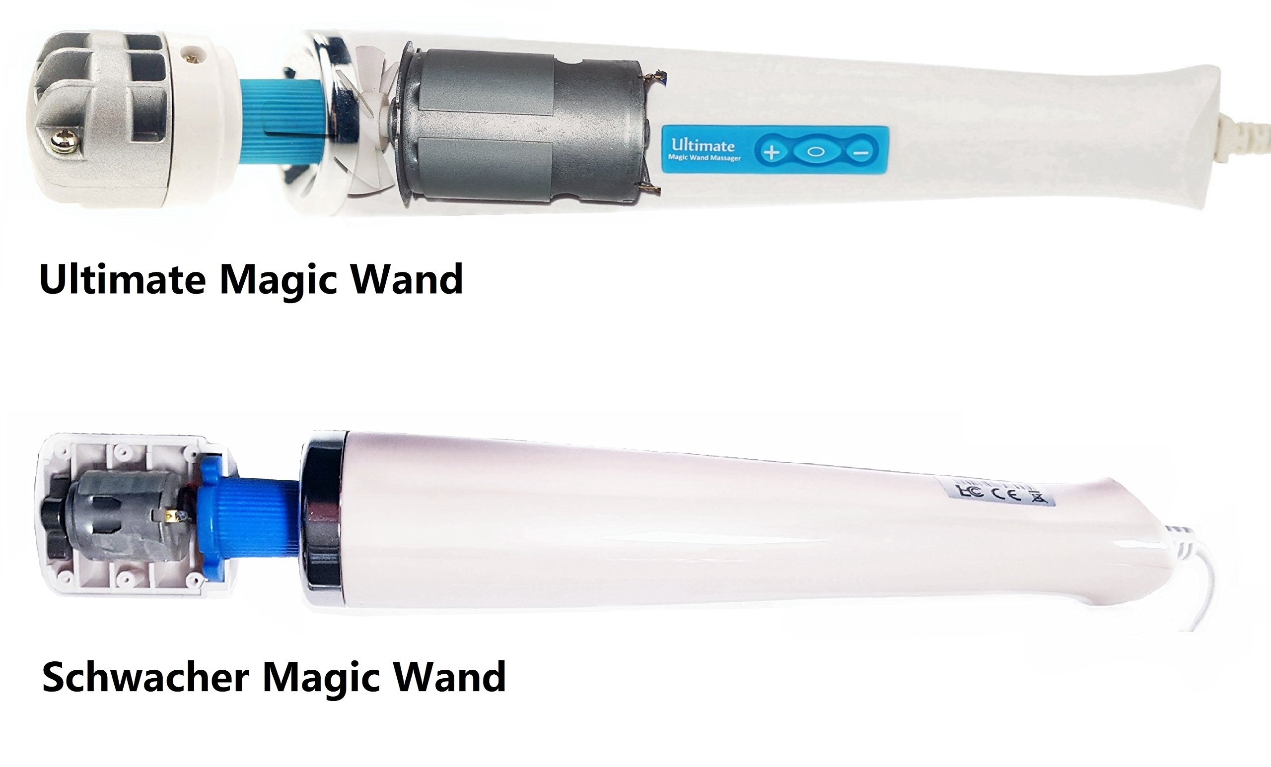 Ultimate Magic Wand Massagestab 2.0 mit Metallkopf, die neue Generation, extrem starke Vibration