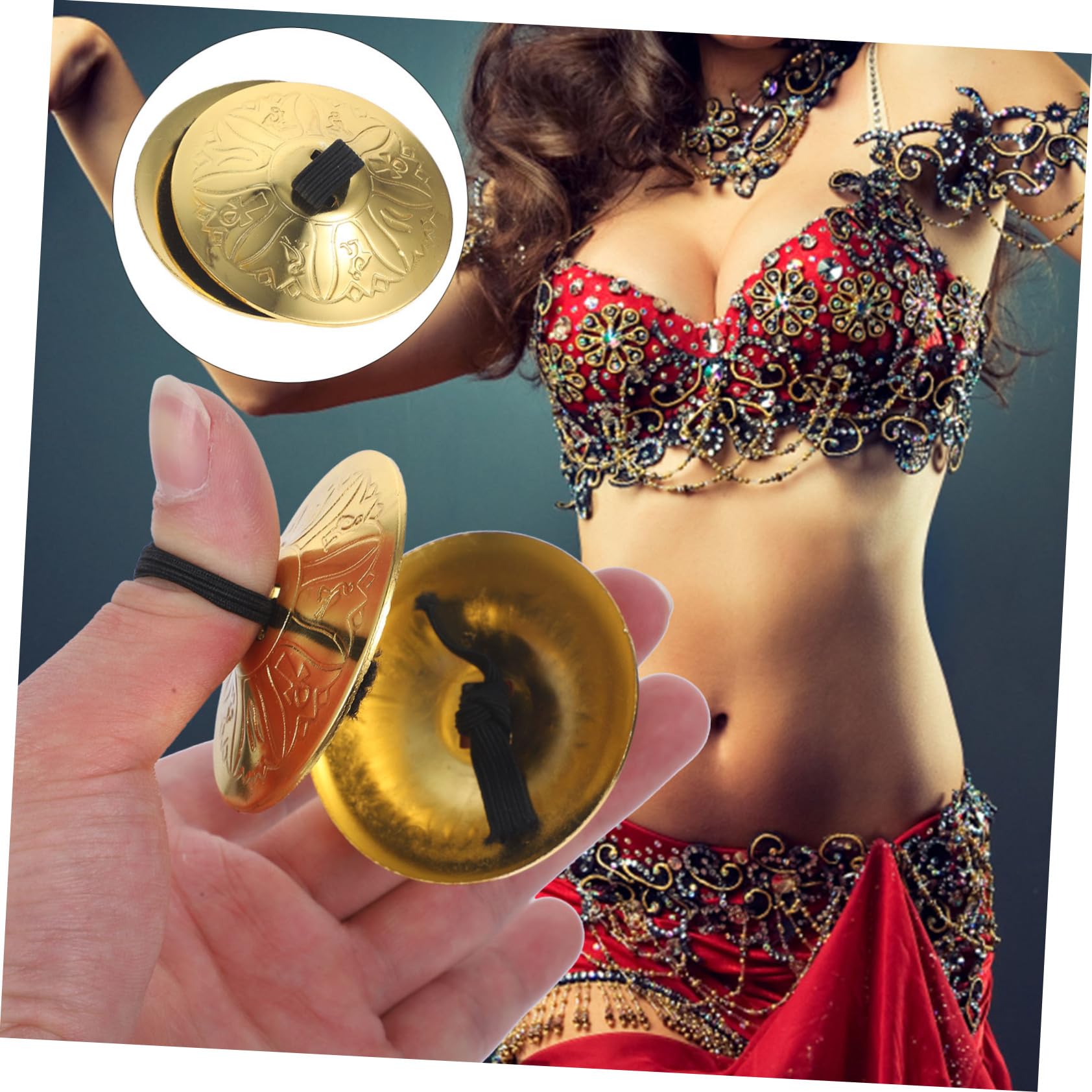 CLISPEED 2pares Platillos De Dedo Para Bailar Juguetes Divertidos Platos Bateria Platillos De Dedos Crotalos Comprar