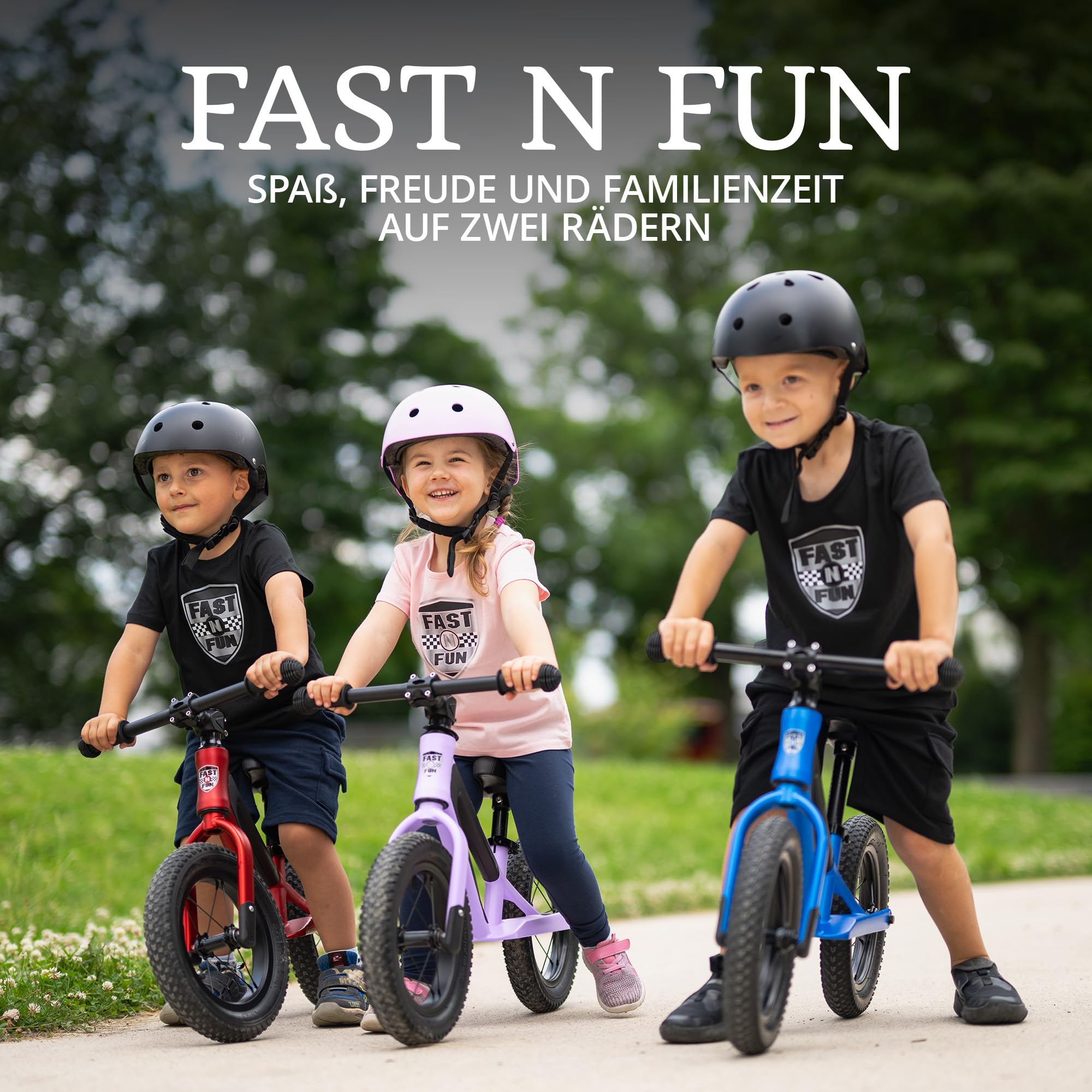 Laufrad ab 2 Jahre bis 50kg Kinderfahrrad Laufräder | Balance Bike 12" Tragegriff Fußstütze ergonomischer Sitz [höhenverstellbar] Luftreifen Lauflernrad Outdoor Spielzeug Fahrrad Kinder