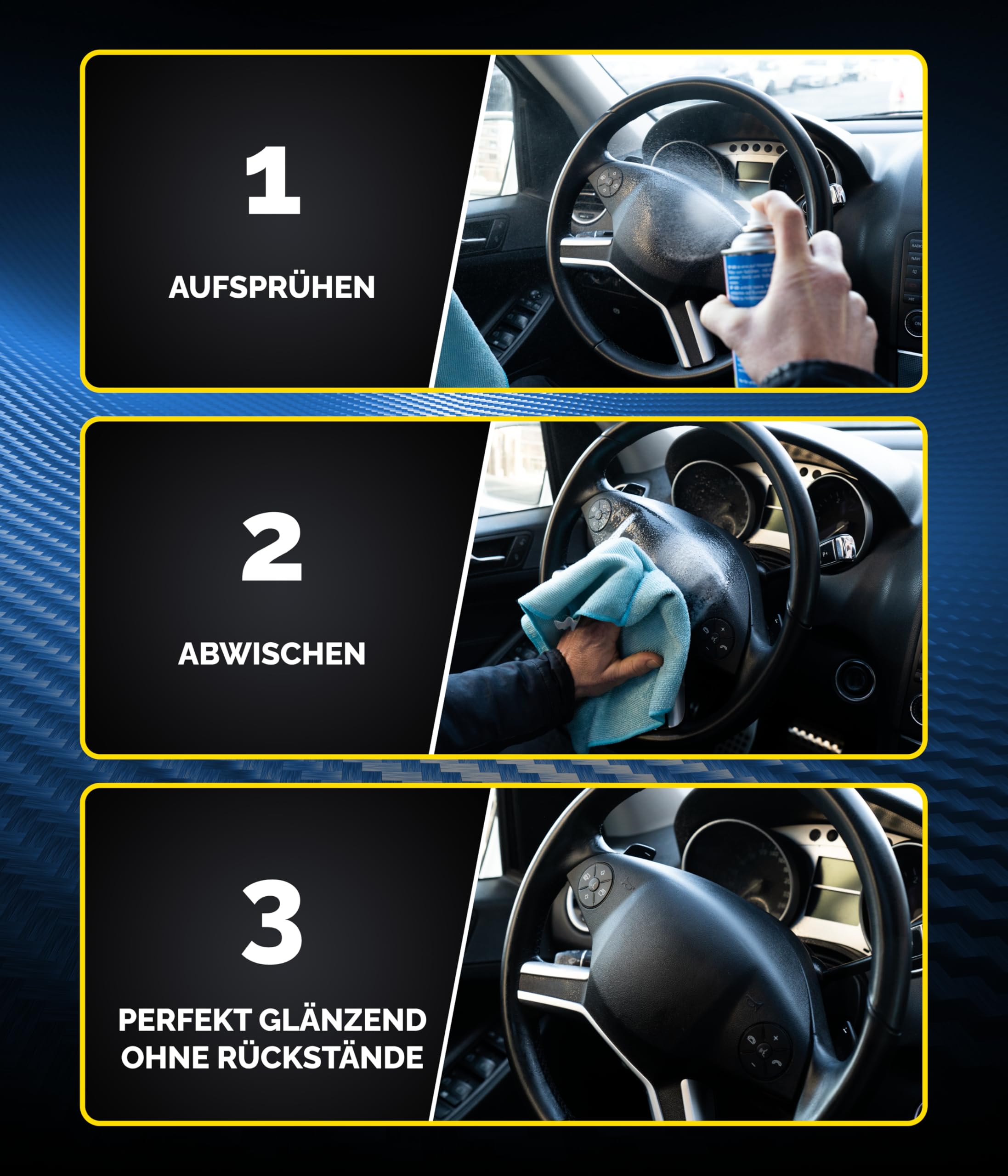 Pro Part® Spray Politur SP 426 – 3 x 500 ml – Autopflege High Speed Versiegelung für Lack & Kunststoff – Perfekter Glanz ohne weiße Ränder – Schutz vor Wiederverschmutzung, Made in EU