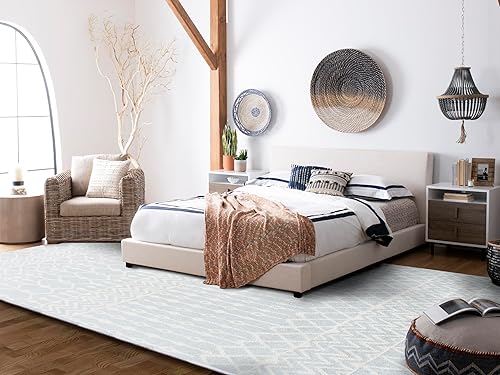 Miniatura 86 de SAFAVIEH - Alfombra de la colección Tulum, modelo TUL270C, diseño marroquí bohemio desgastado, no suelta pelusa y fácil de limpiar, ideal para sala