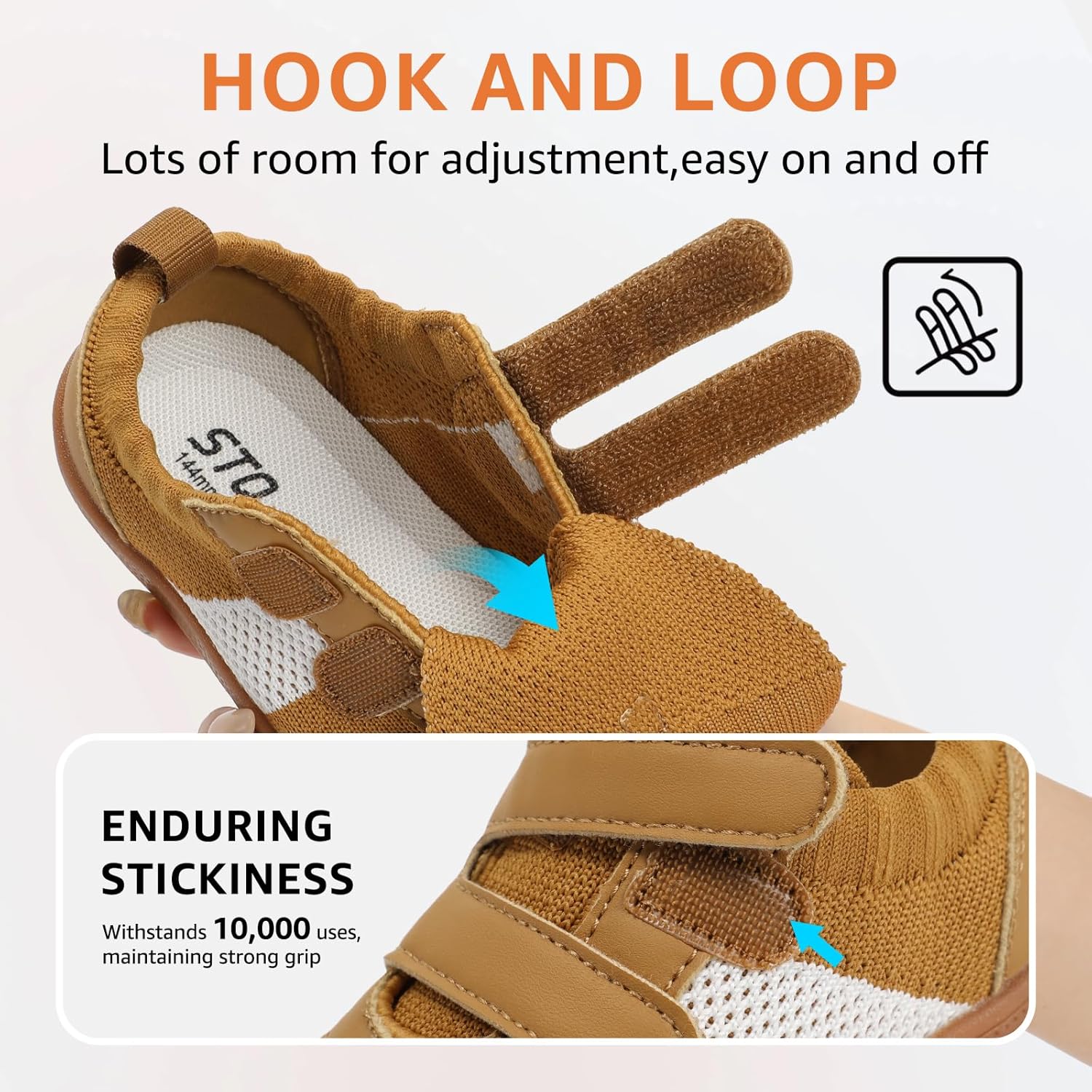 Toddler Wide Toe Box Barefoot Shoes Boys Girls Kids Fashion Sneakers Breathable Tennis Shoe Preschool Non Slip Flexible Sole Soft Mesh Lightweight Comfortable First Walking Sneaker Running Gym Outdoor - Image 7