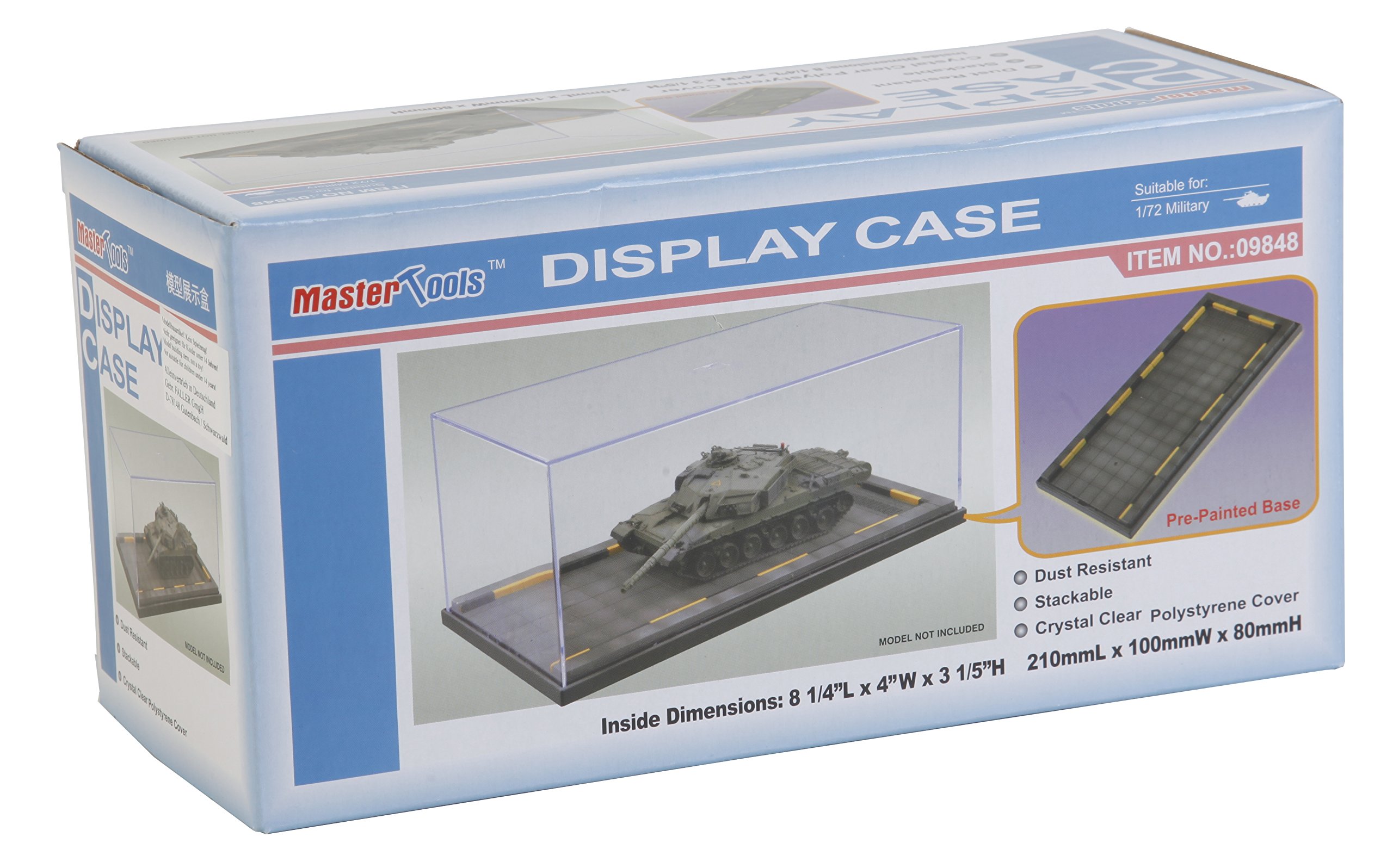 Master Tools 09848 - Modelling Accessories Showcase, 210 x 100 x 80 mm, Mehrfarbig