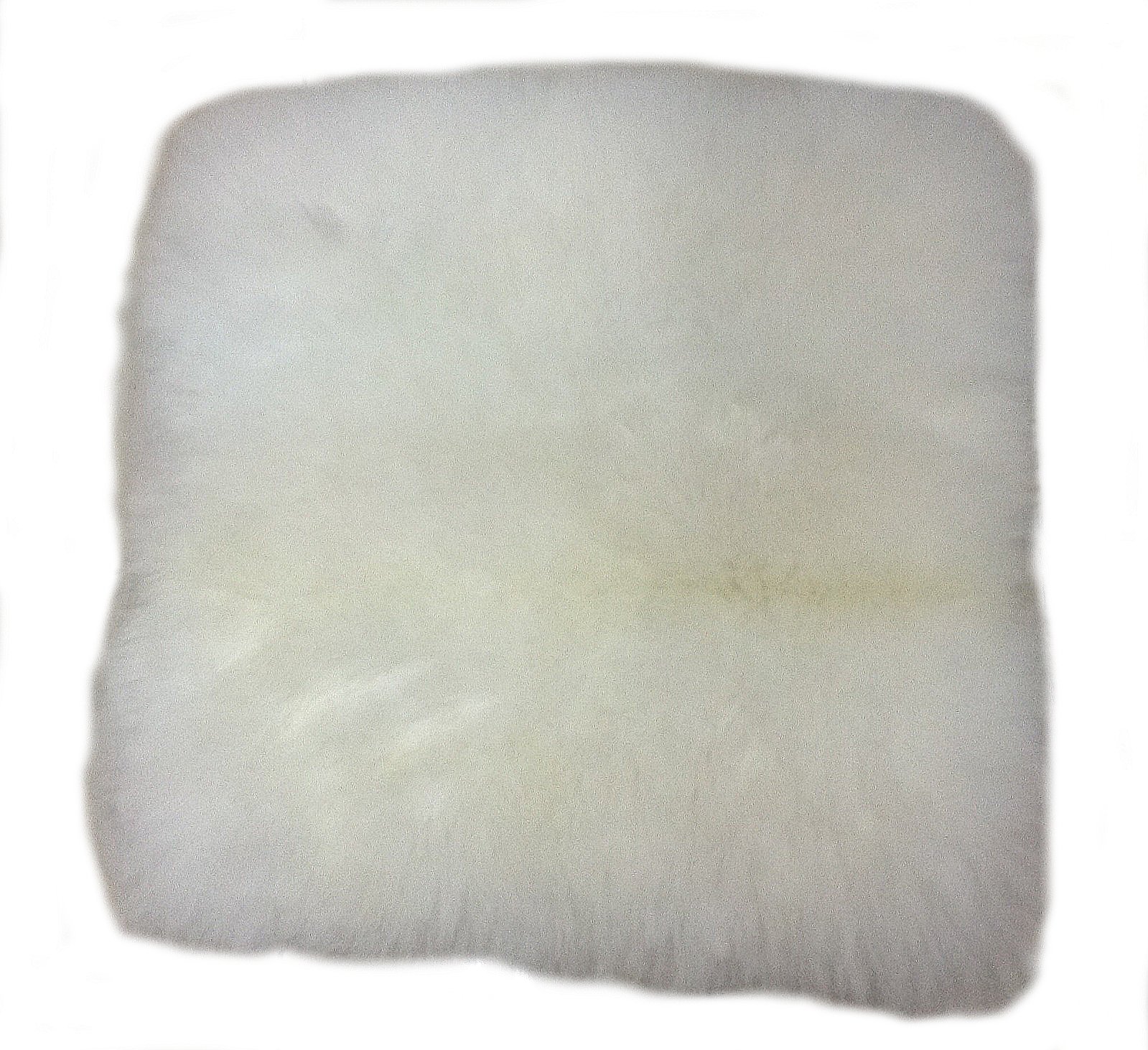 Housse de coussin alpaga naturel 40x40cm pour un salon cocooning