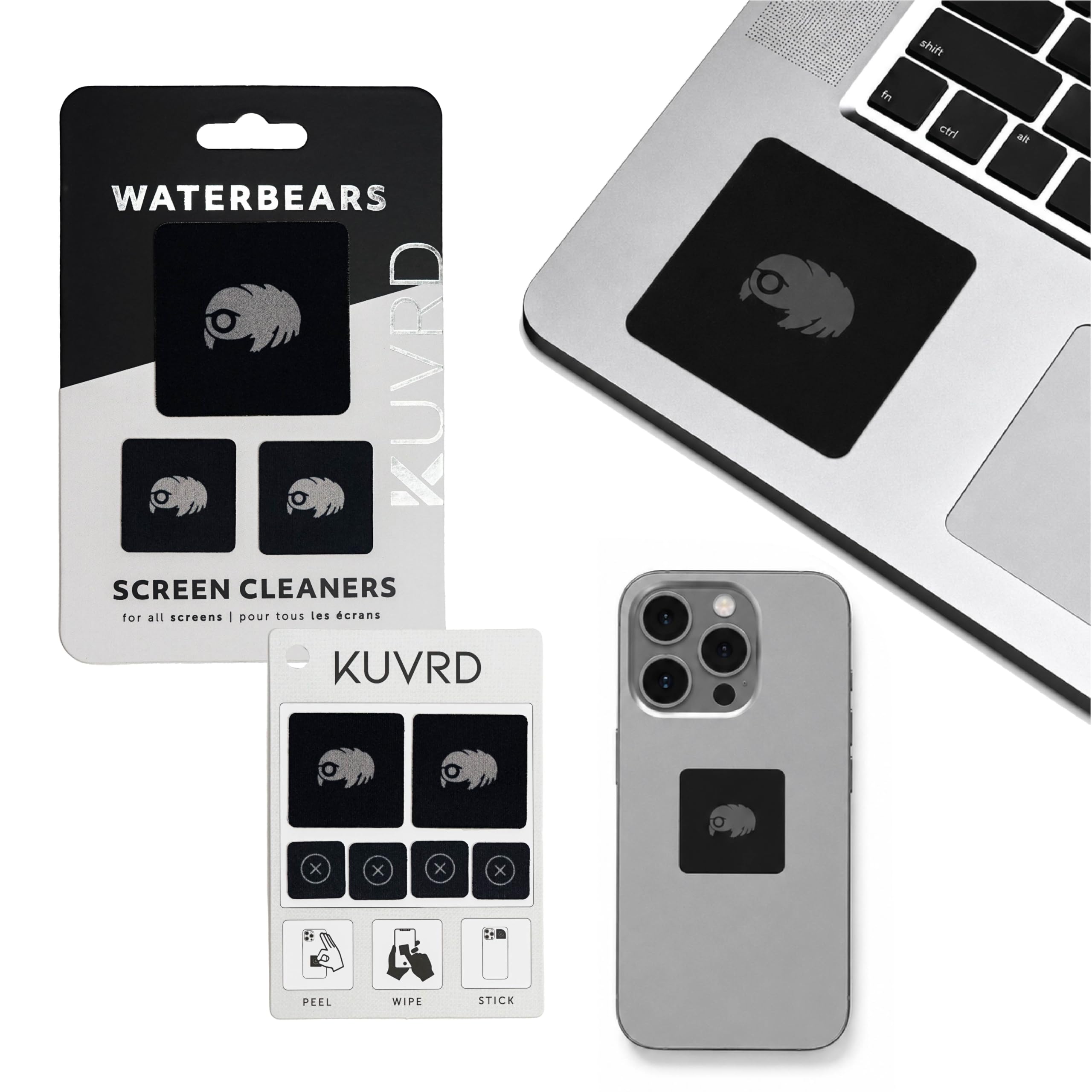 WaterBear Screen Cleaning Pads - Streak-Free Shine -11 WaterBear Screen Cleaning Pads - Streak-Free Shine -11