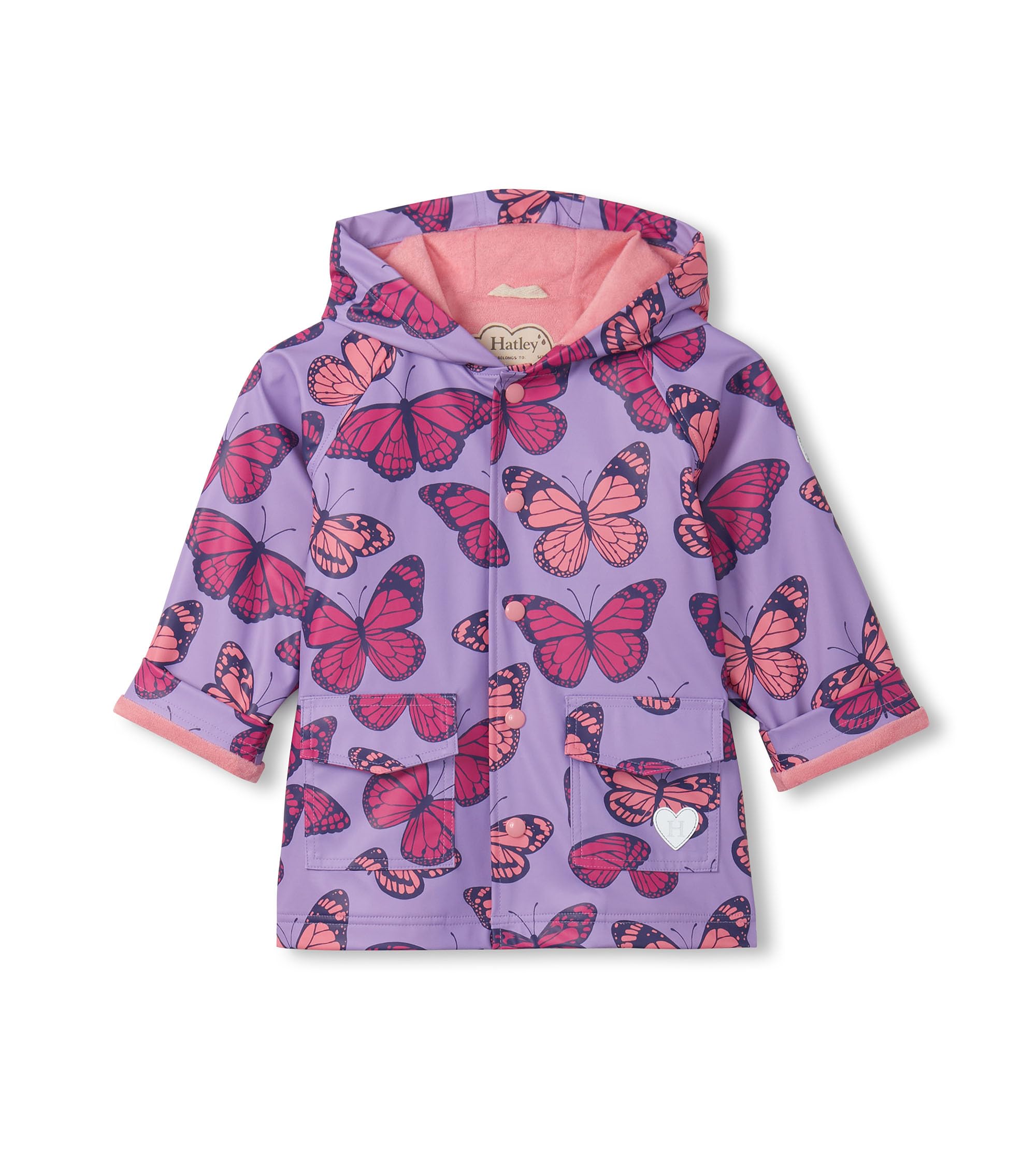 Hatley Girl's Printed Raincoat Raincoat — view 8