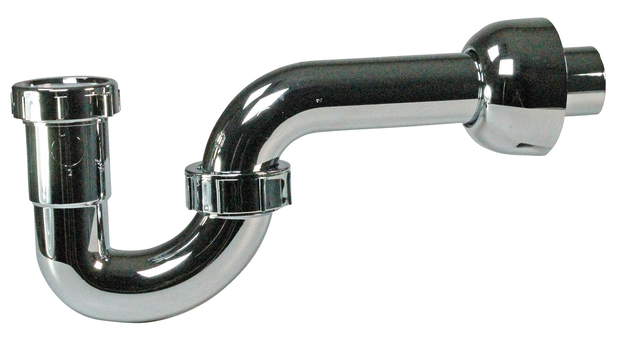 WestBrass D401-PF-26 - Trampa decorativa de estireno, cromo pulido