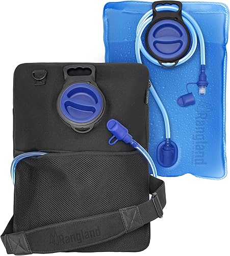Depósito de agua extra grande de 8 litros (2.1 galones), apertura de boca ancha fácil de llenar, tubo para beber a prueba de fugas y bolsa de