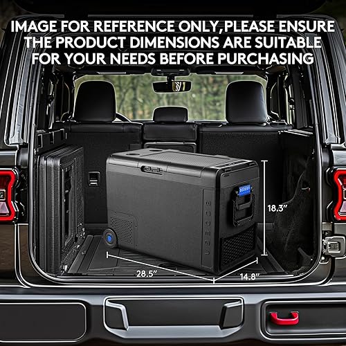 Miniatura 3 de BODEGA COOLER Refrigerador de coche de 12 voltios, refrigerador de automóvil, congelador portátil, control de aplicación WIFI, 50 cuartos (48L) RV