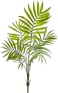Nearly Natural 6143-S6 Mini Areca Palm Artificial Bush, Set of 6 Green