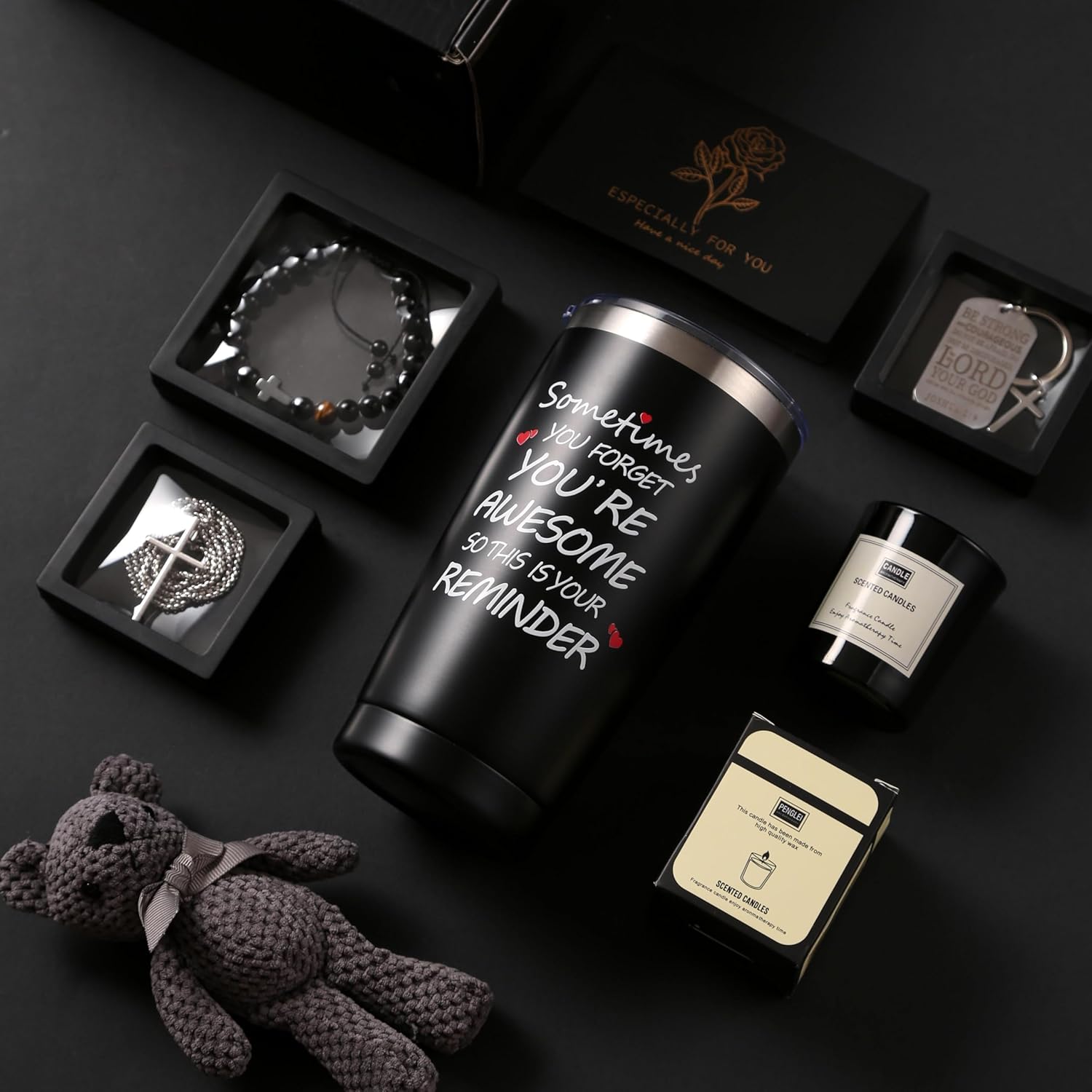 Birthday Gifts for Men,Valentine's Day Gift for Boyfriend Husband, Man Premium Gifts Basket Ideas Set for Him Men's Birthday Gift Box Birthday Presents for Dad, Son,Coworker Male Retirement Gifts - Image 2