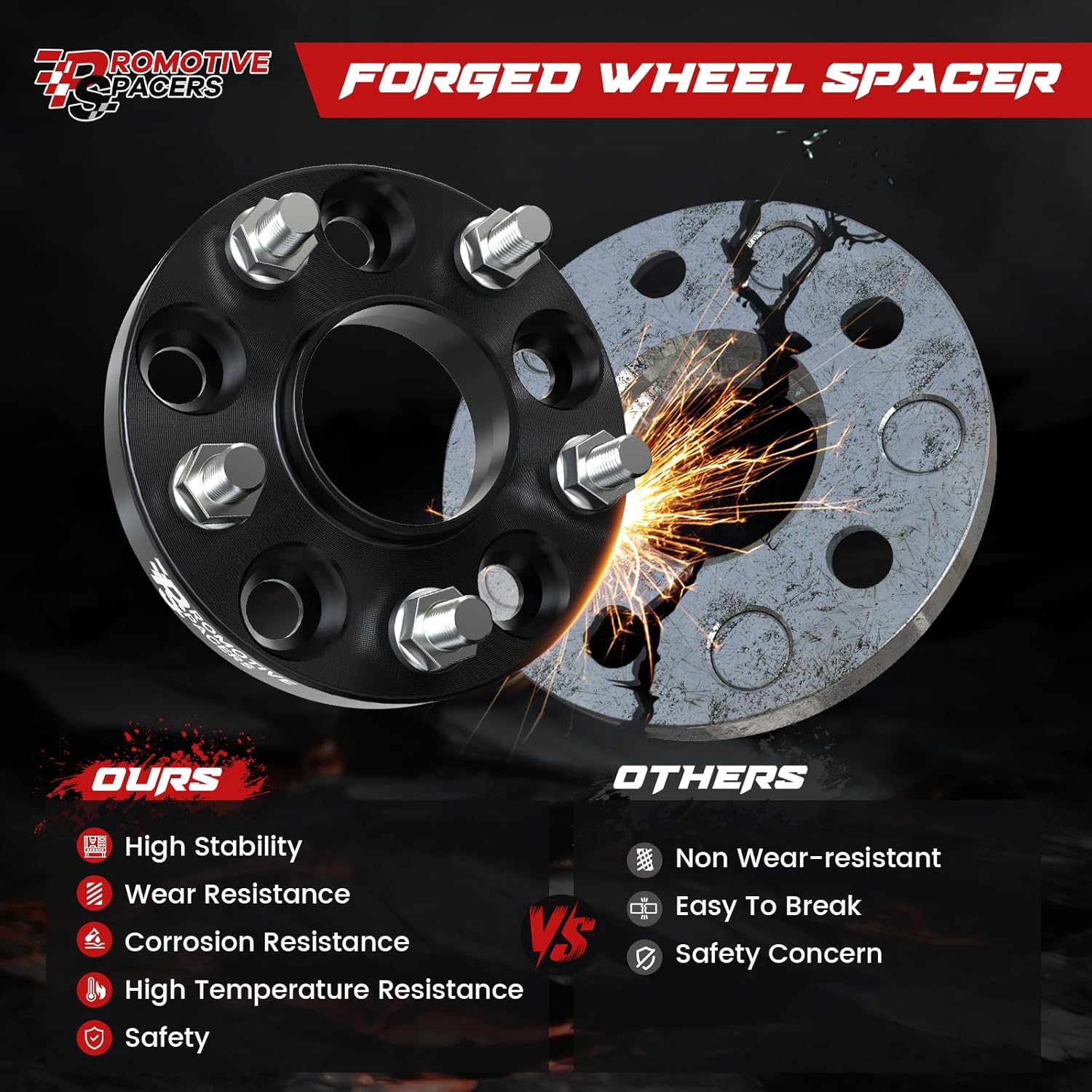 5x114.3 Wheel Spacers 25mm - 5 Lug CNC Forged 5x4.5 Hub Centric Spacers 1 Inch Compatible for Infiniti G37 M35 Q60 & Nissan 350Z 370Z 240SX 300ZX Murano Maxima Sentra - M12x1.25 Studs, 66.1mm| 2PCS