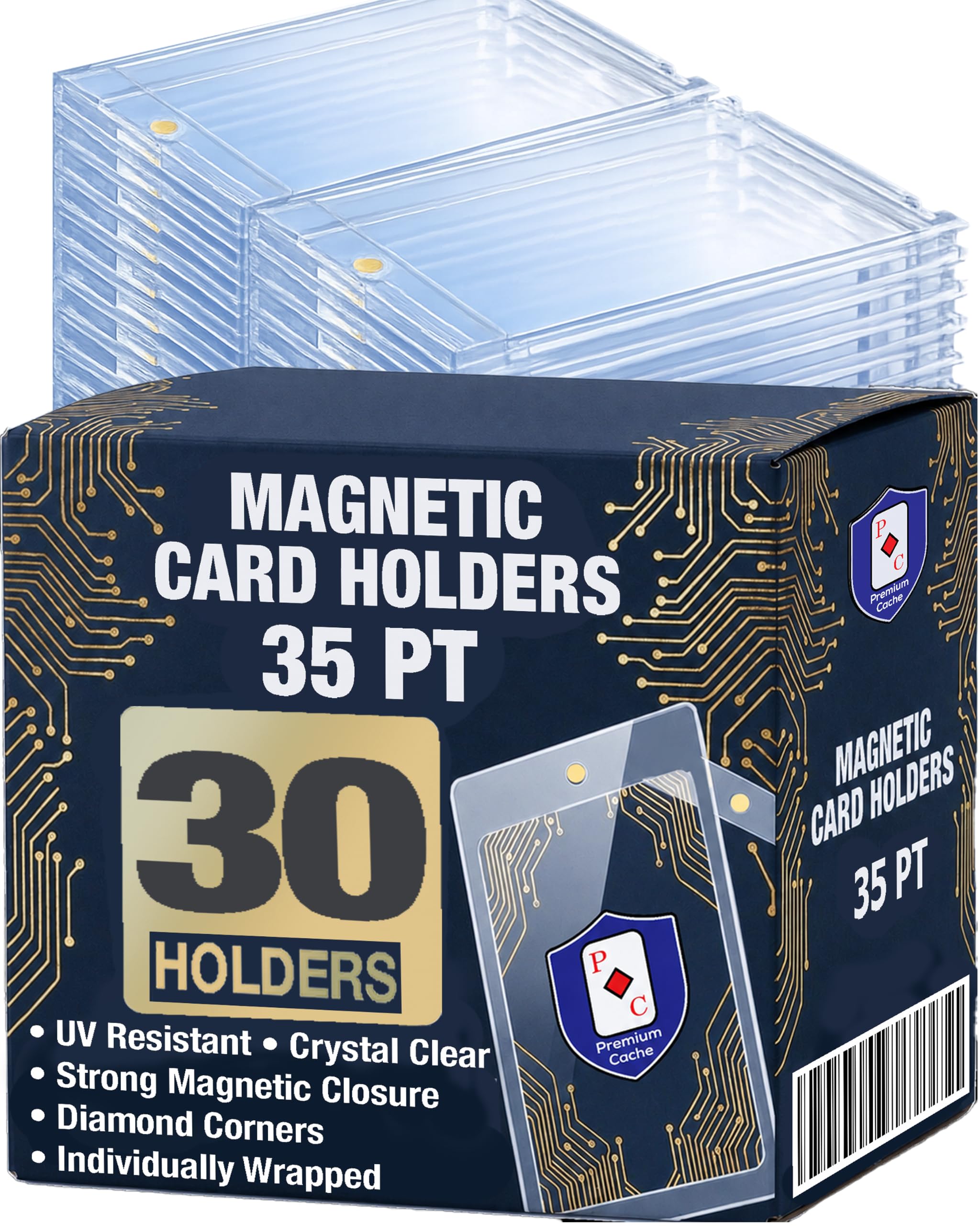 Amazon.com: Magnetic Card Holder for Trading Cards | 35PT 30ct