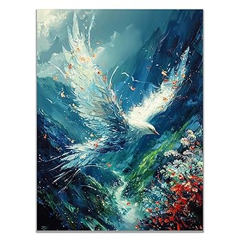 Amazon.co.jp: SHYAMIC アートパネル 抽象 飾り絵画, 自然の中を