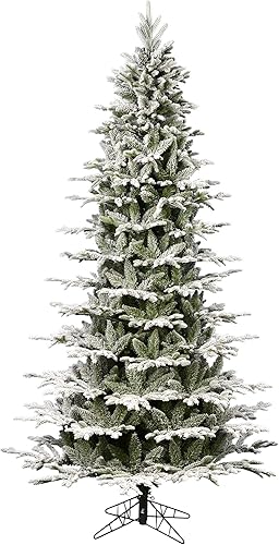 Vickerman Árbol de Navidad artificial delgado de Kamas Fraser de 9 x 57 pulgadas, sin luz, árbol de Navidad sintético Fraser, decoración de