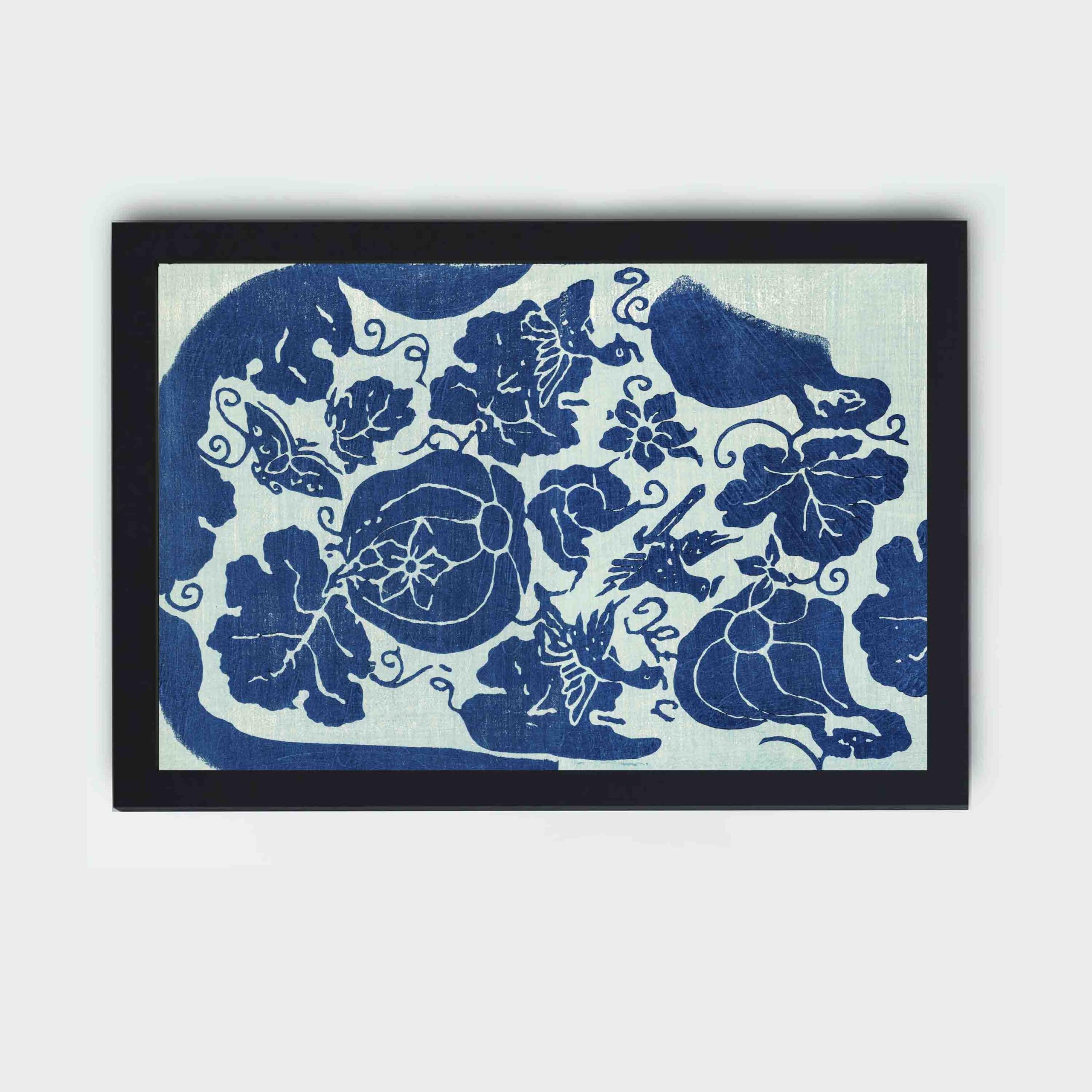 INFIDUINFIDU Japanese vintage original woodblock print Vintage Art CC-45