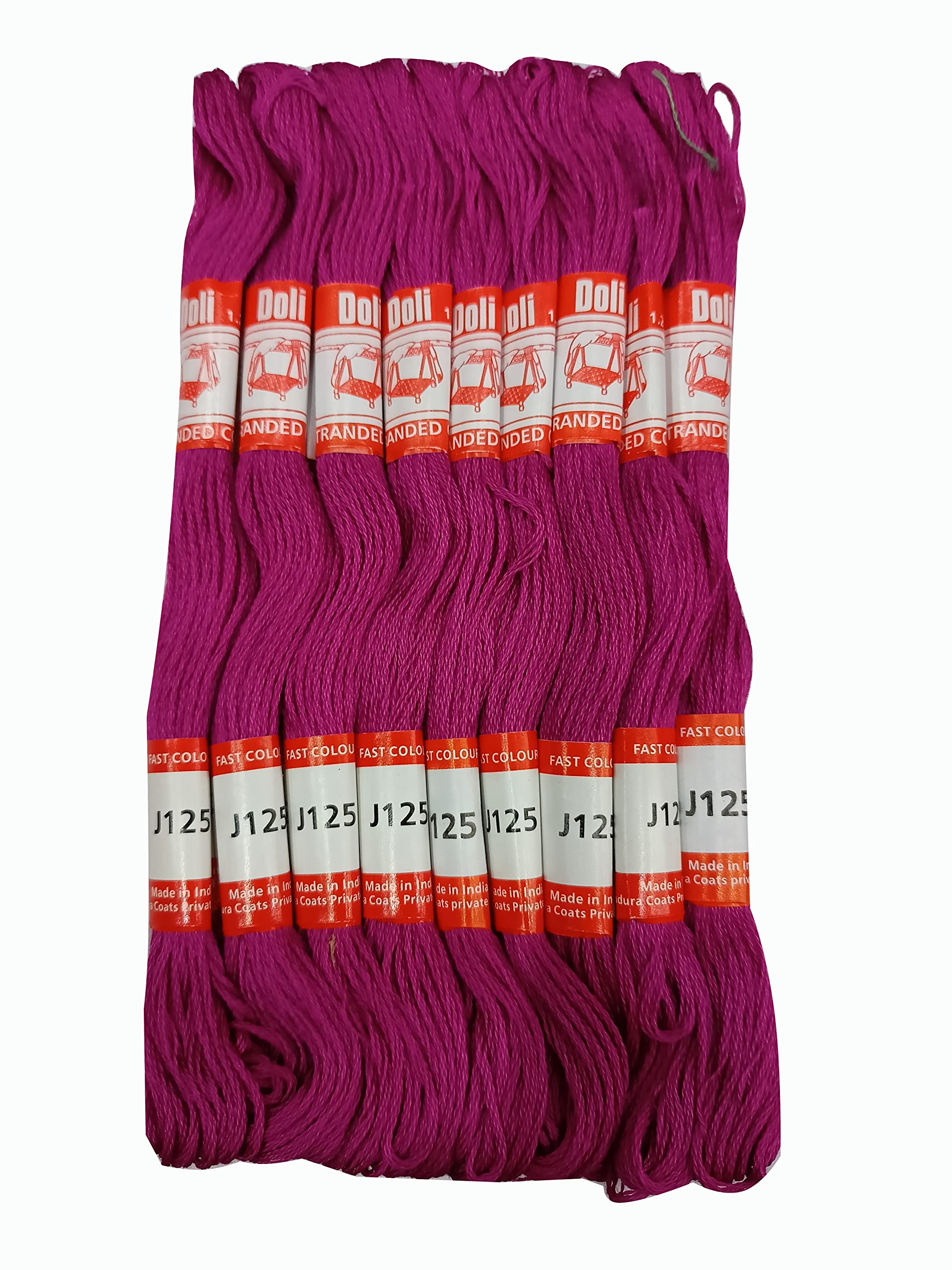 Doli Cotton Thread Embroidery Skiens Cross/Long Shade no.J125 (Set