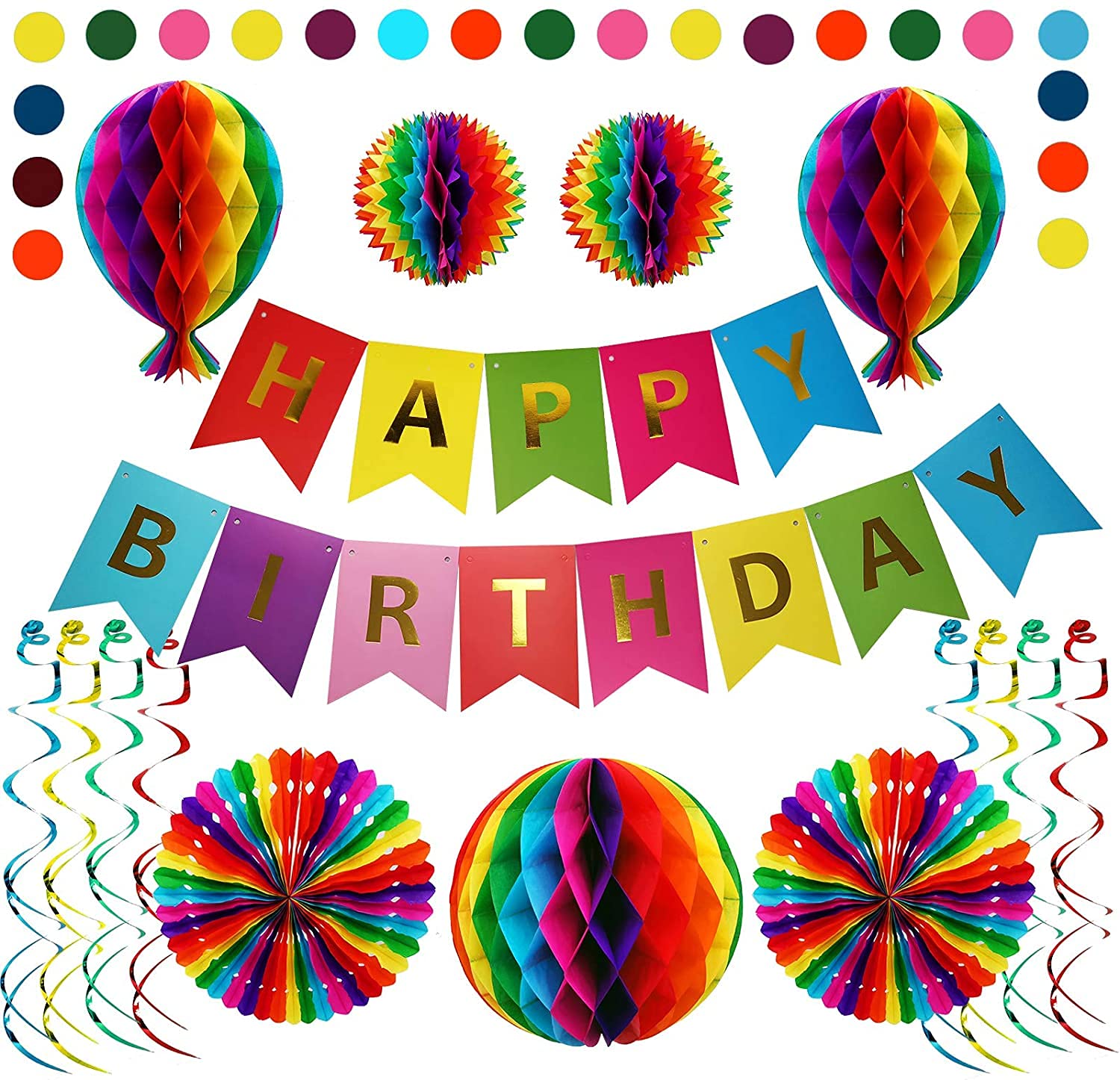 Buy Reusable Birthday Party Decorations, Birthday Decorations, Birthday