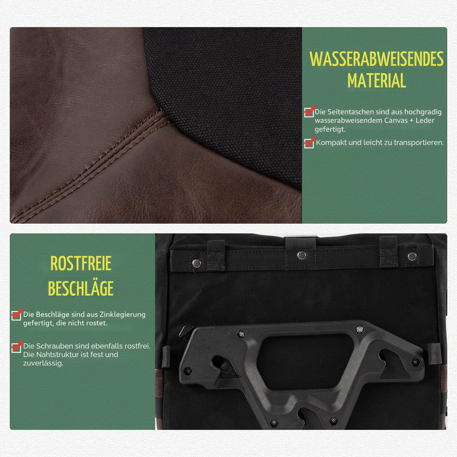 Motorrad Hecktasche mit Schnellverschluss für Rebel 1100 CMX1100