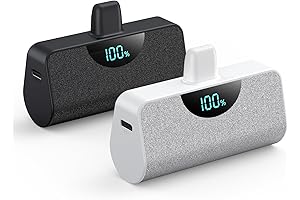 2-Pack Mini Portable Power Bank for Your Phone