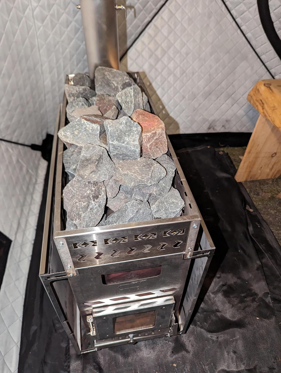 Sauna Stones Rocks (37 lbs Basalt Rock)