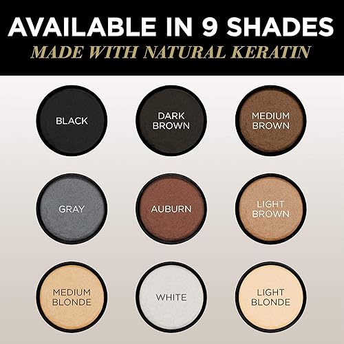 Miniatura 9 de TOPPIK Hair Building Fibers 55g  Fill In Fine or Thinning Hair  Instantly Thicker Fuller Looking Hair  9 Shades for Men  Women