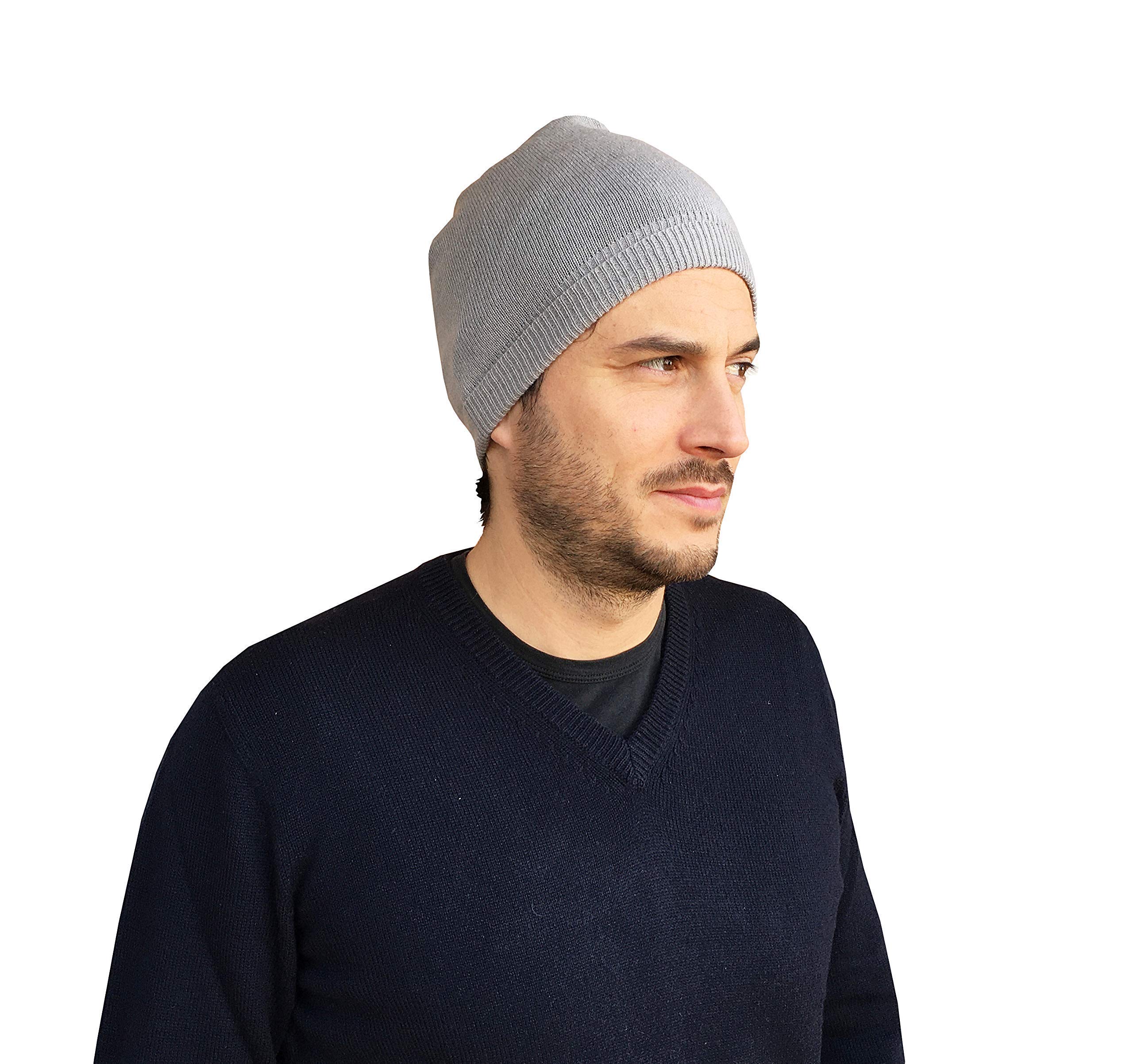 Berretto Cappello Uomo Invernale Cachemire 100%