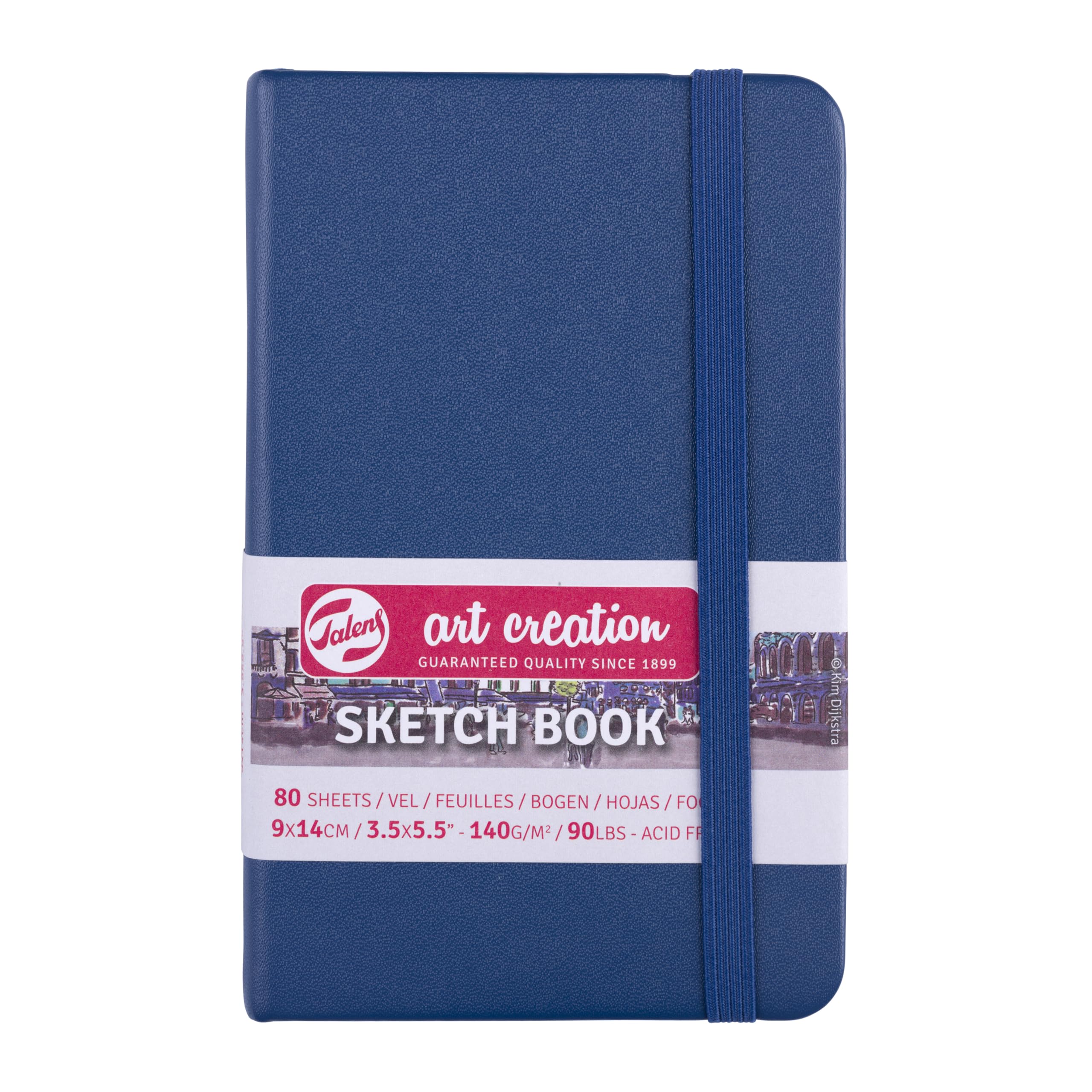 Talens Art Creation Szkicownik 9 x 14 cm - Navy Blue, 140 g, 80 ark.