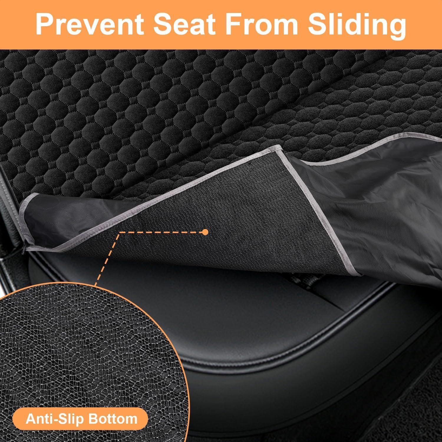 Coprisedile Auto per Audi SQ6 e-Tron 2024, Cane Impermeabile Protezione Sedile Posteriore Amaca per Cani AntiGraffio Telo Auto Animali Salvasedili