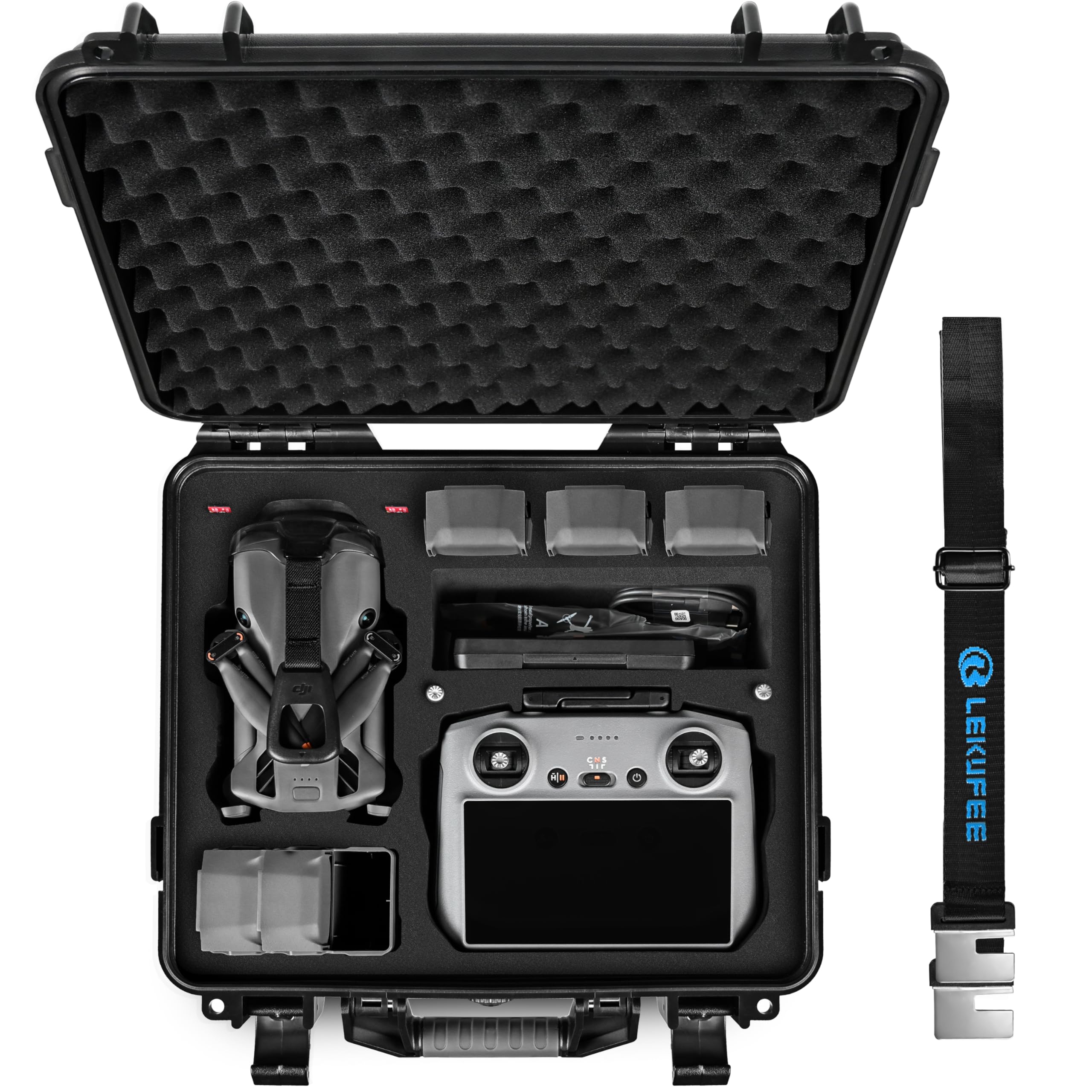 Lekufee Waterproof Hard Carrying Case