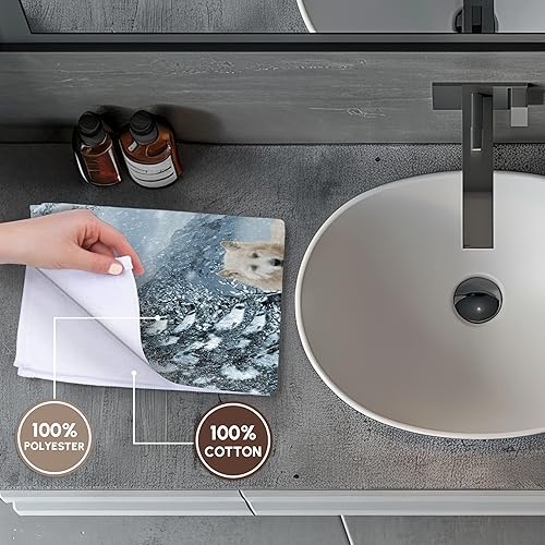 Miniatura 9 de 3dRose Toalla, Fresco Divertido Lindo Unicornio Blanco Bowling Dibujos