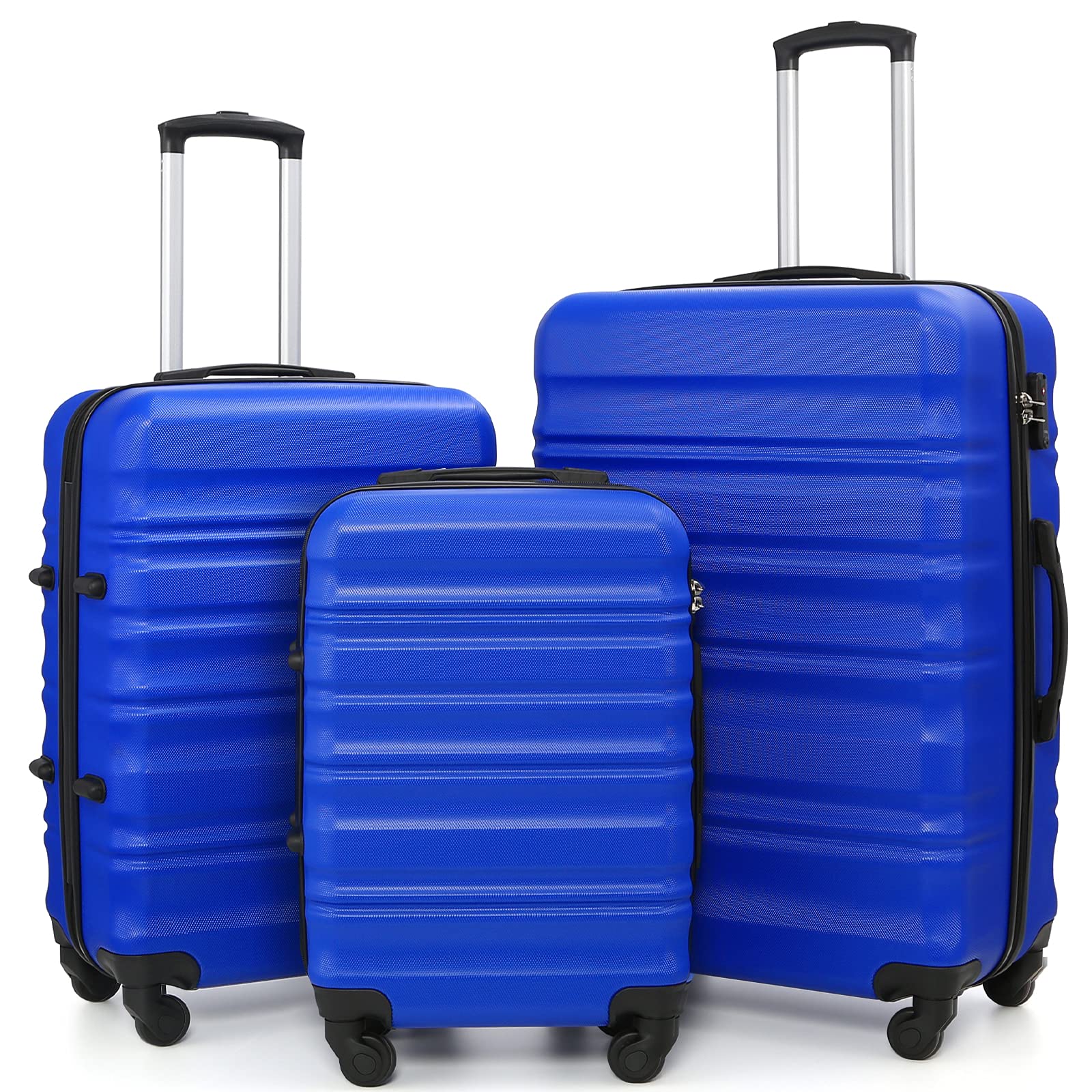Photo 1 of *NEW* LONG VACATION Luggage 3 Piece Set  20in24in28in (Blue)