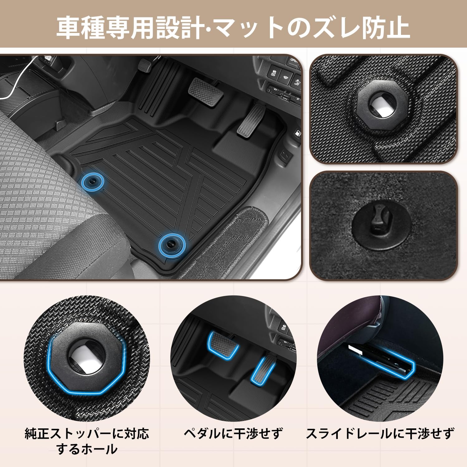 FREED 2足セット Amazon | Kotesoto ホンダ 新型 フリード フロアマット&セカンド