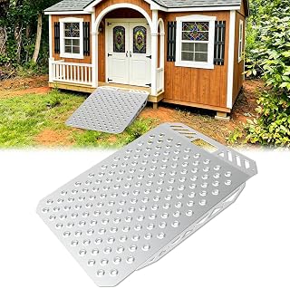 Shed Ramps for Riding Mower, 33.2" L x 24" W, Heavy-Duty Steel