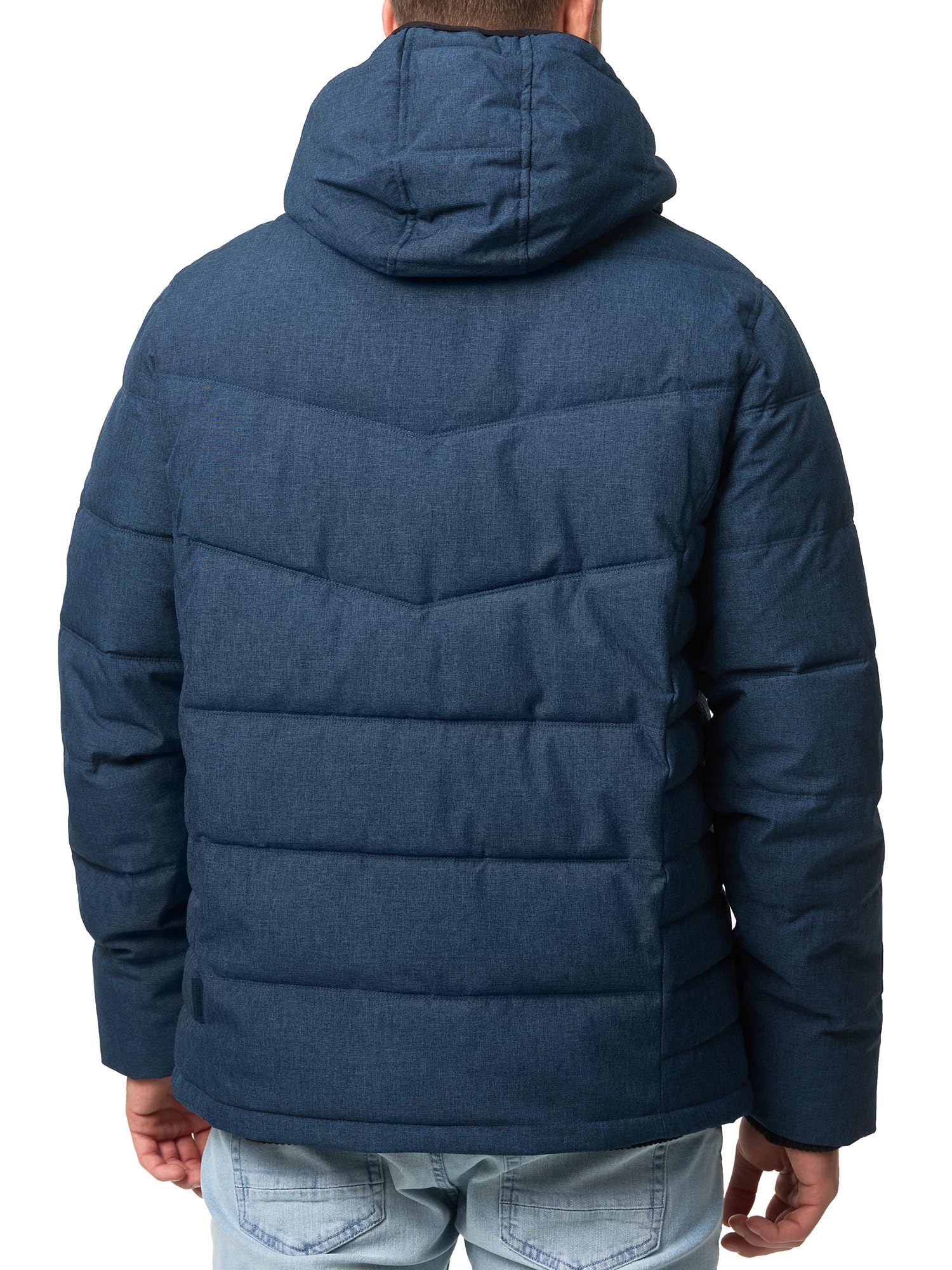 Indicode Uomini Circus Quilted Jacket | Giubbotto trapuntato dall'aspetto piumino