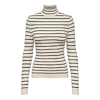ONLY Onlkarol L/S Rollneck Knt Noos Pullover, Donna