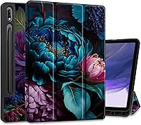 Vista 1 de MEEgoodo Funda para Samsung Galaxy Tab S9/S9 FE de 11 pulgadas 2023 con soporte para bolígrafo, funda protectora para tableta con soporte plegable +