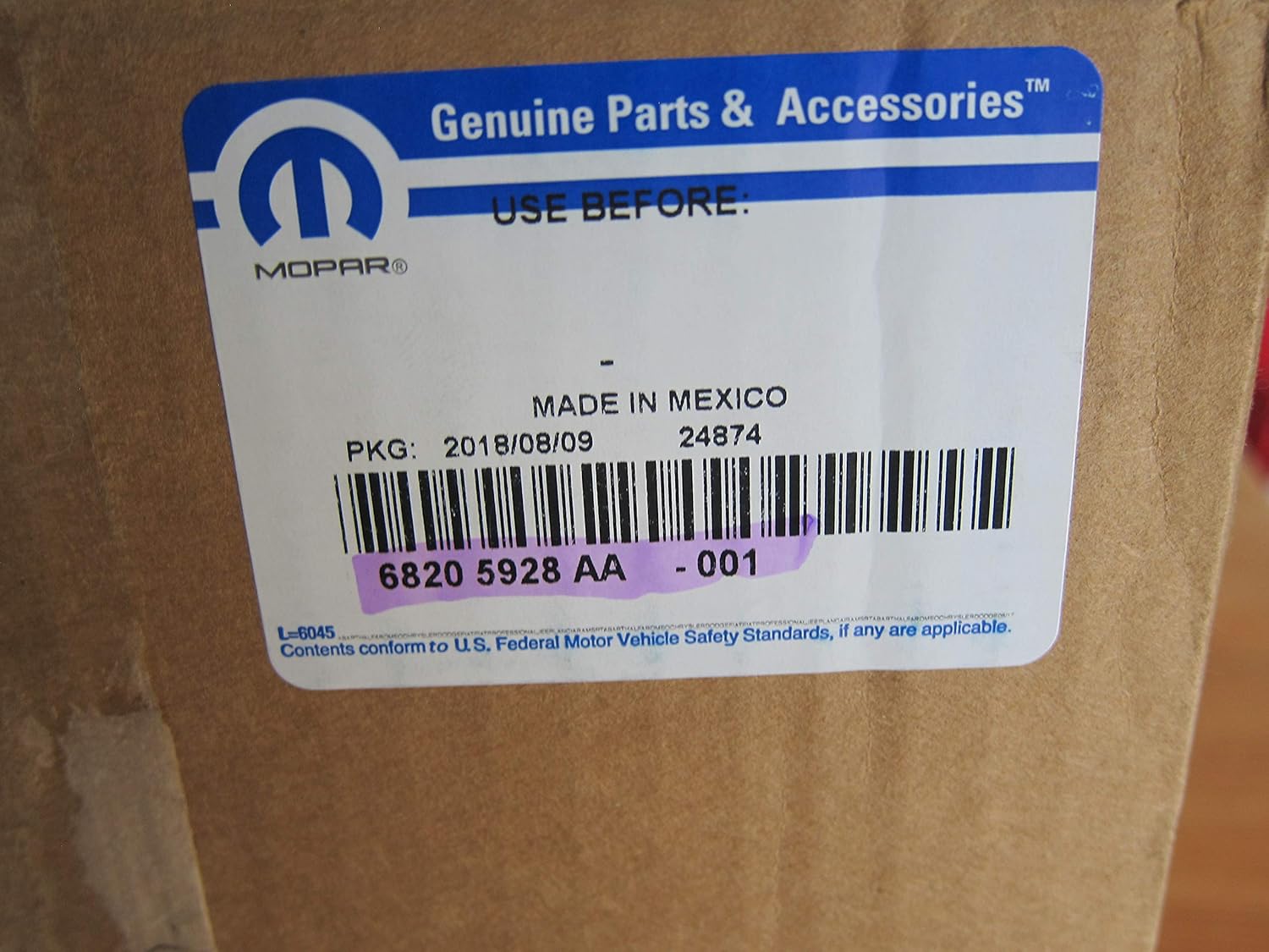 Mopar Lens Instrument Clus