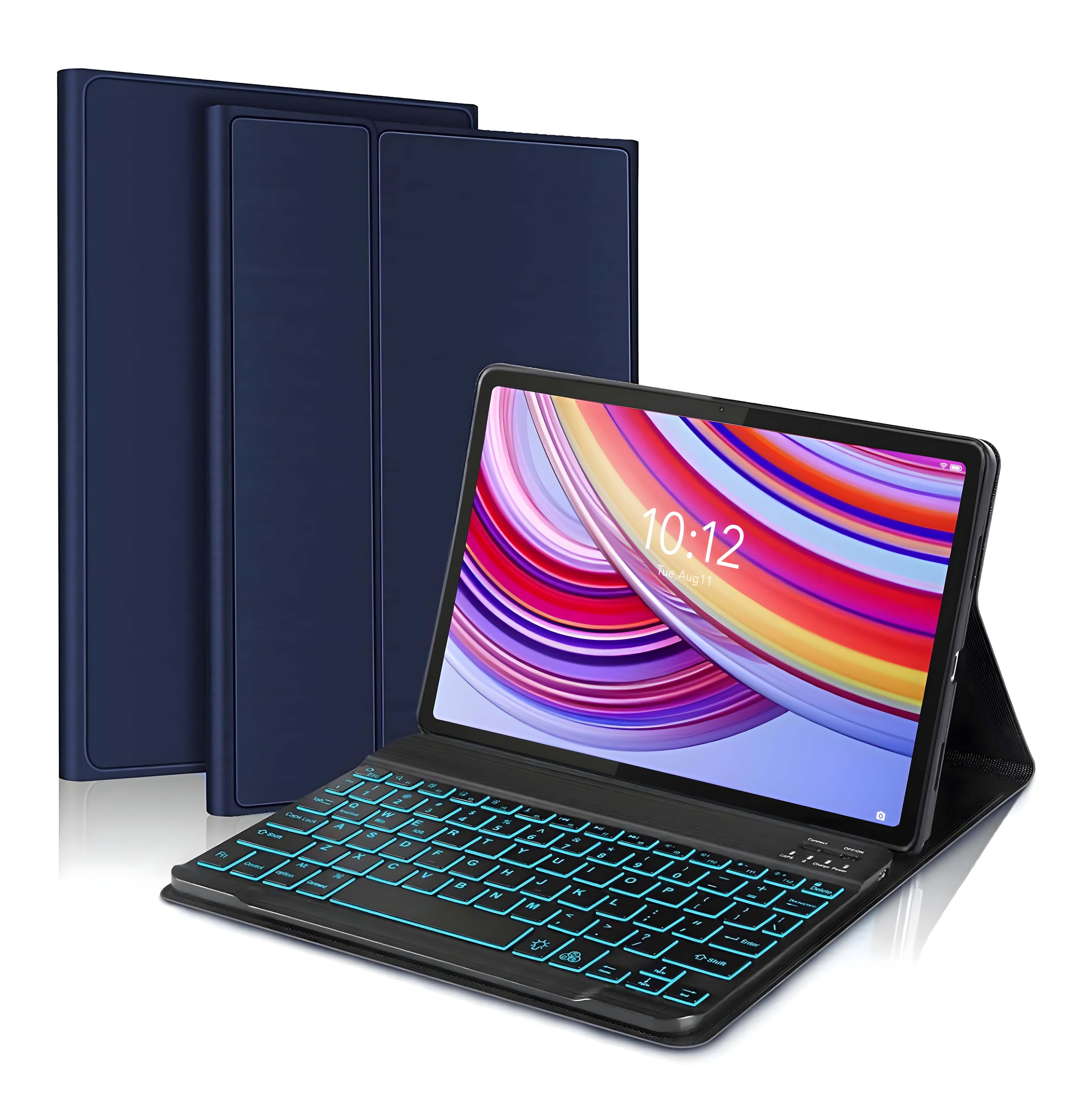 ProElite Keyboard case for Redmi Pad Pro 12.1 inch, Magnetic Detachable Wireless Bluetooth Keyboard Built-in 7-Colors Backlit, Dark Blue (B0DG4ZHBN6) Amazon Price History, Amazon Price Tracker