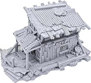 Desert Shanty by Printable Scenery, 3D Printed Tabletop RPG Scenery and Wargame Terrain 28mm Miniatures