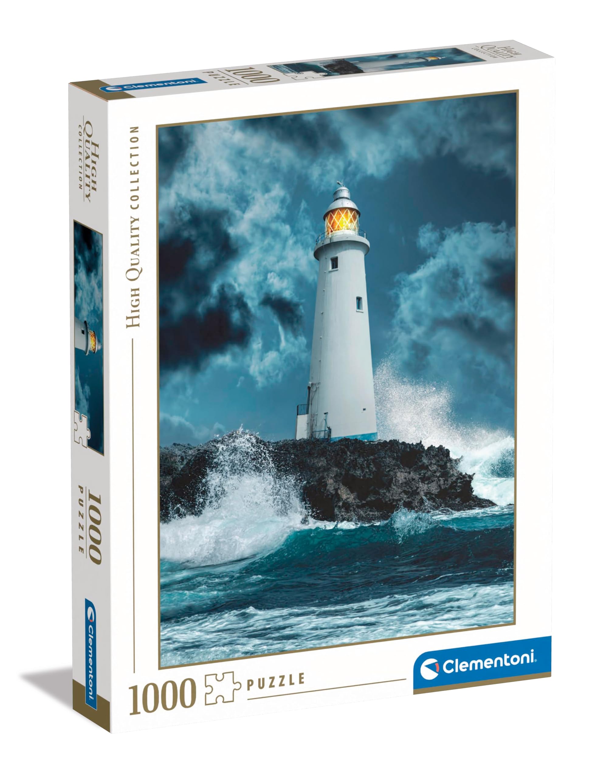 Amazon.com: Clementoni Collection-Lightouse in The Storm-1000